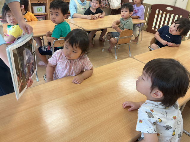 あひる組さんも一生懸命お話を聞きました!