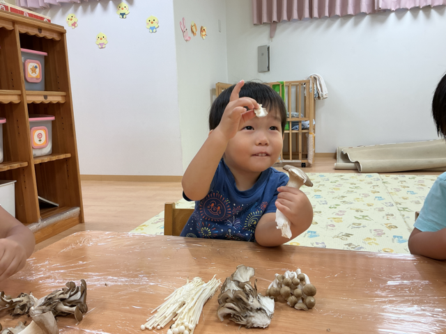 「みてみて、ちっちゃくなったよ！」