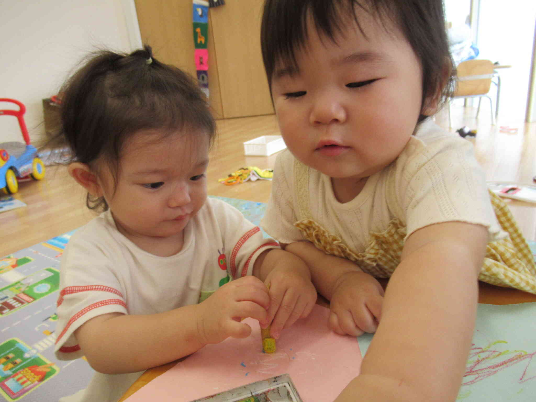 よ～し、かきかきしよう！