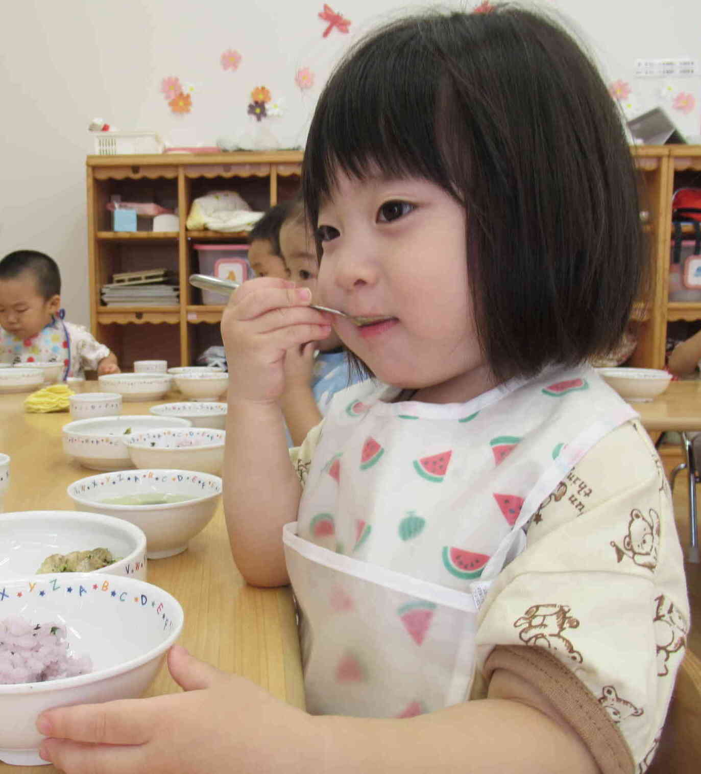 金時草入りの炊き込みご飯、おいしい～♪