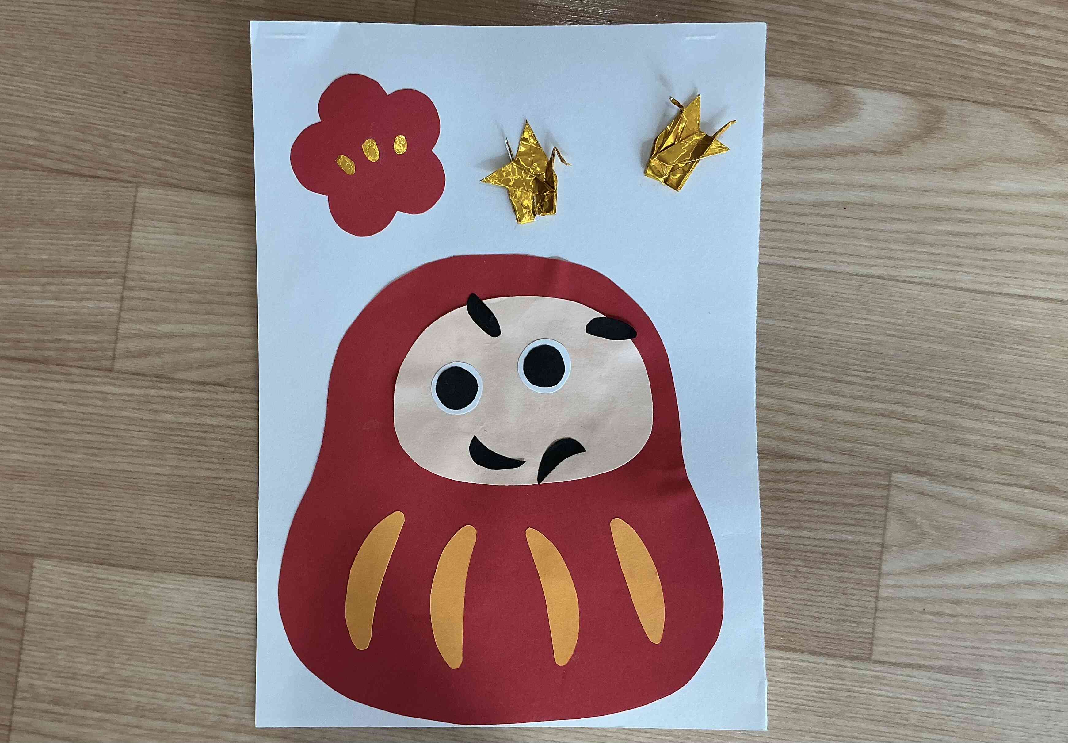 お正月製作　あひる組