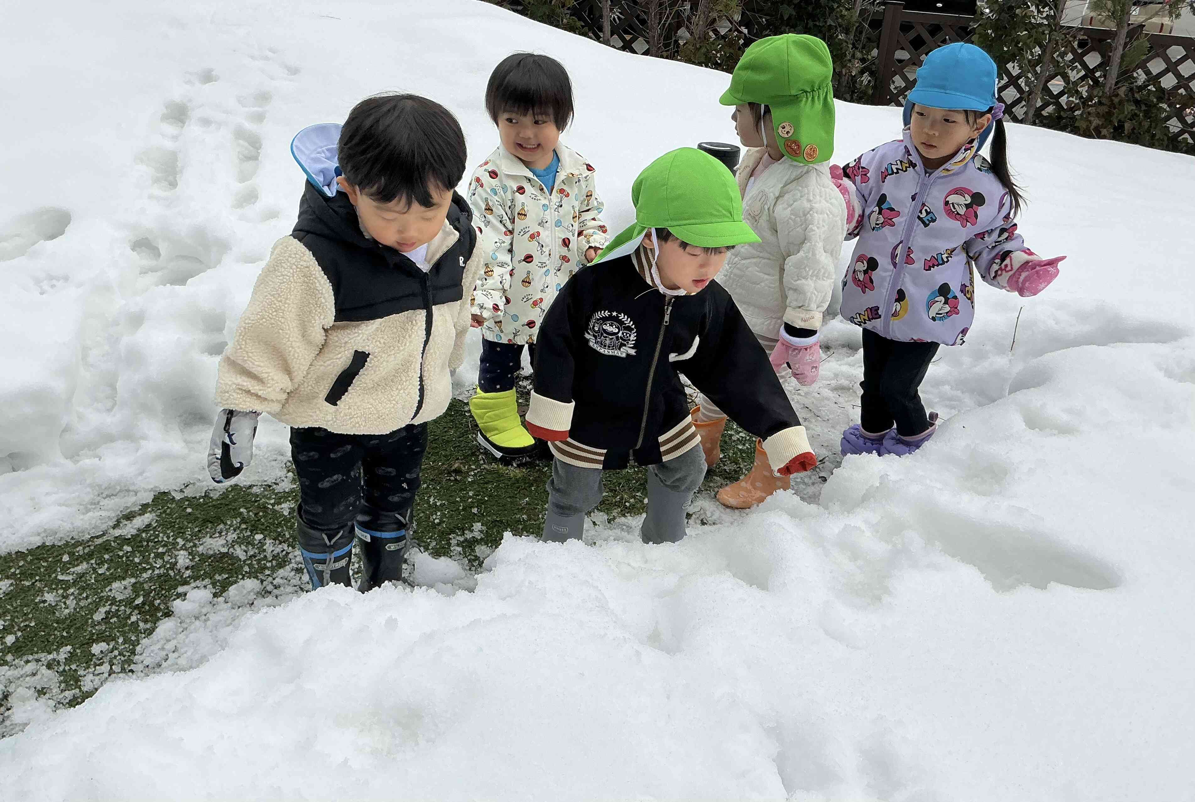 楽しかった！雪遊び！！
