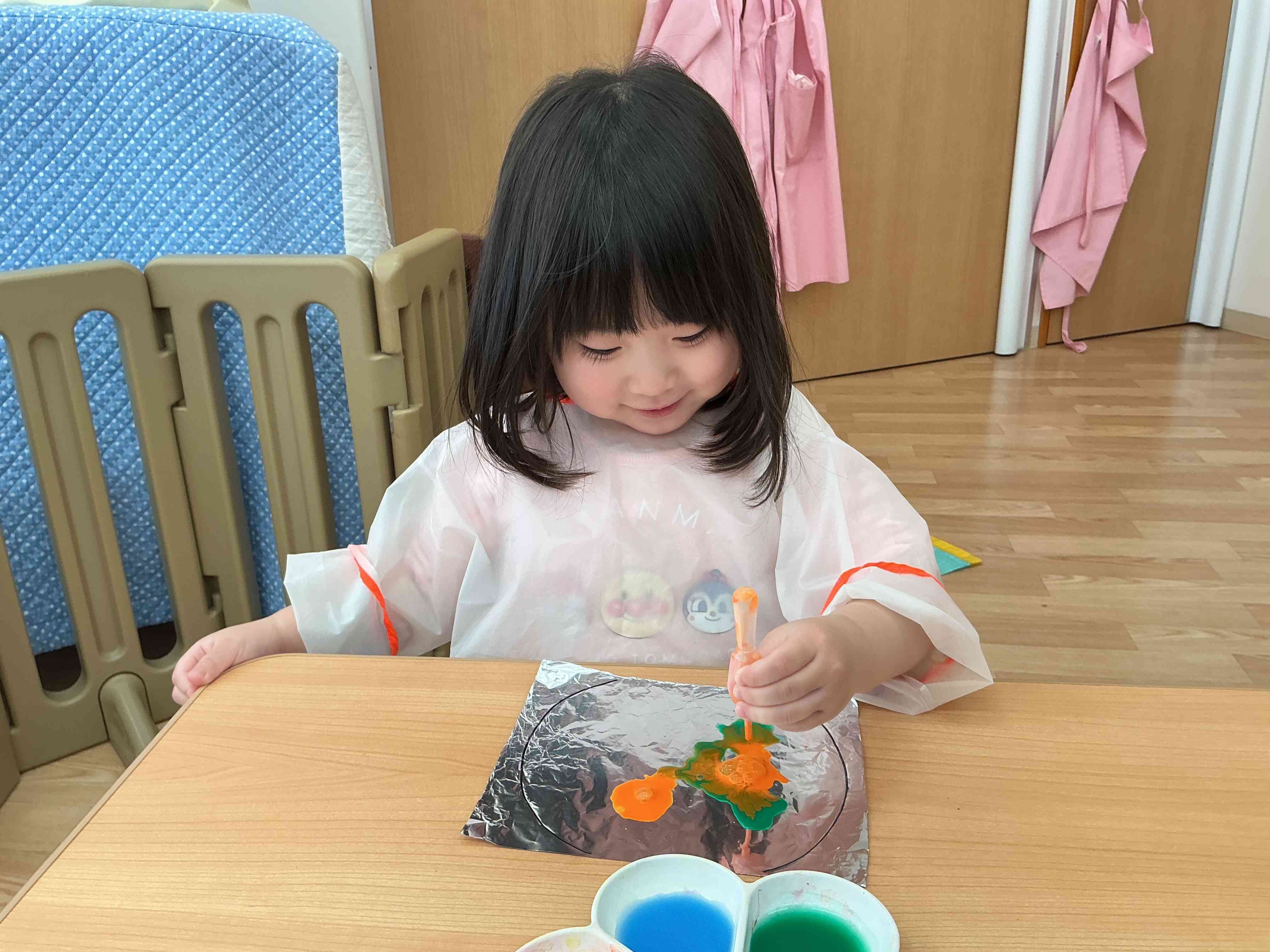 オレンジを選んだよ。