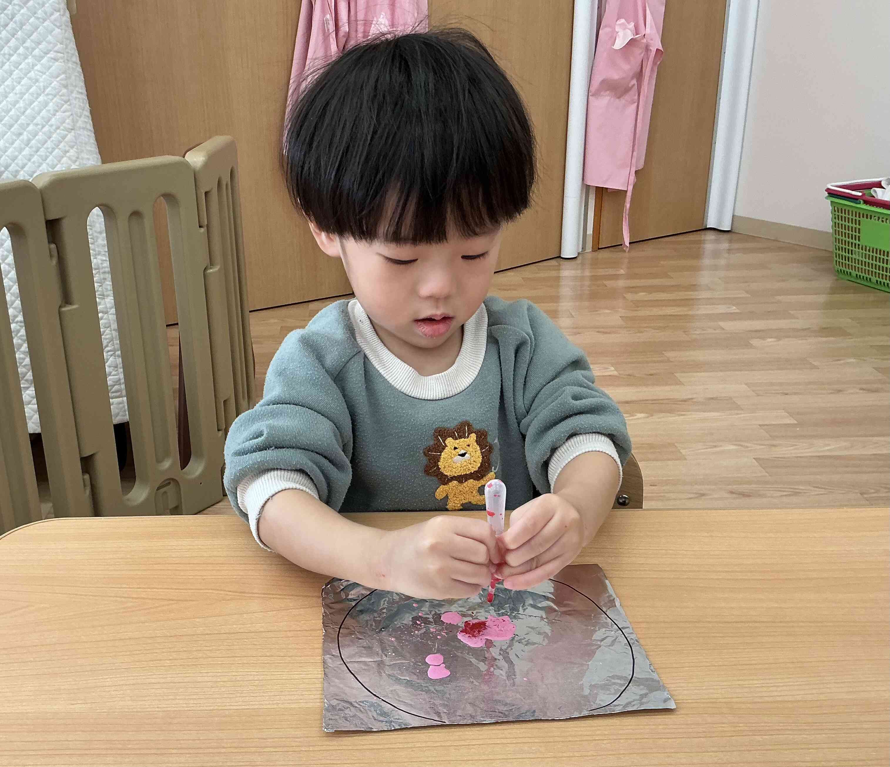 どんな色になるか楽しみ！