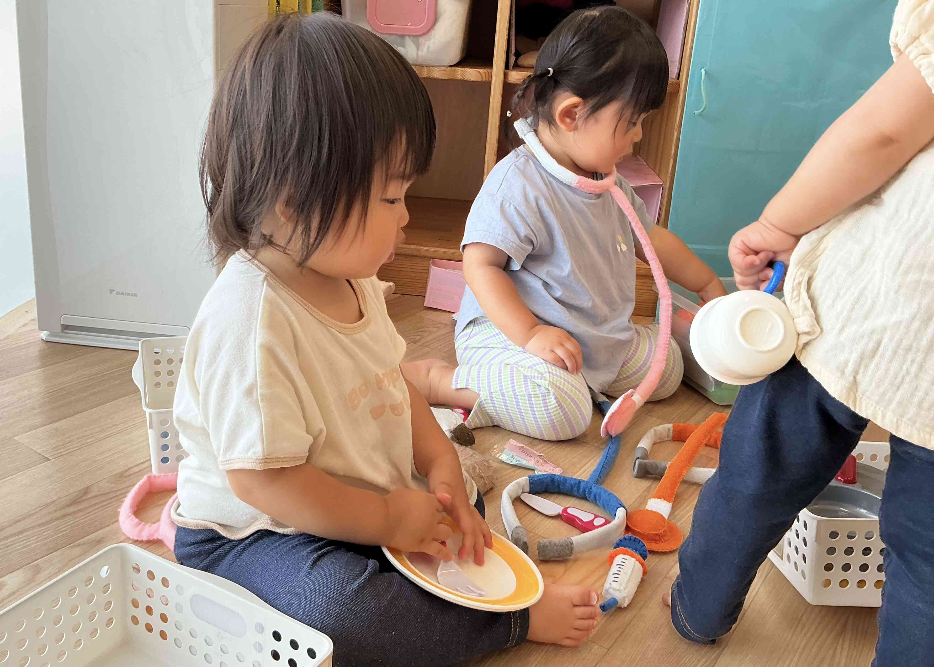 お医者さんごっこでも遊んでるよ