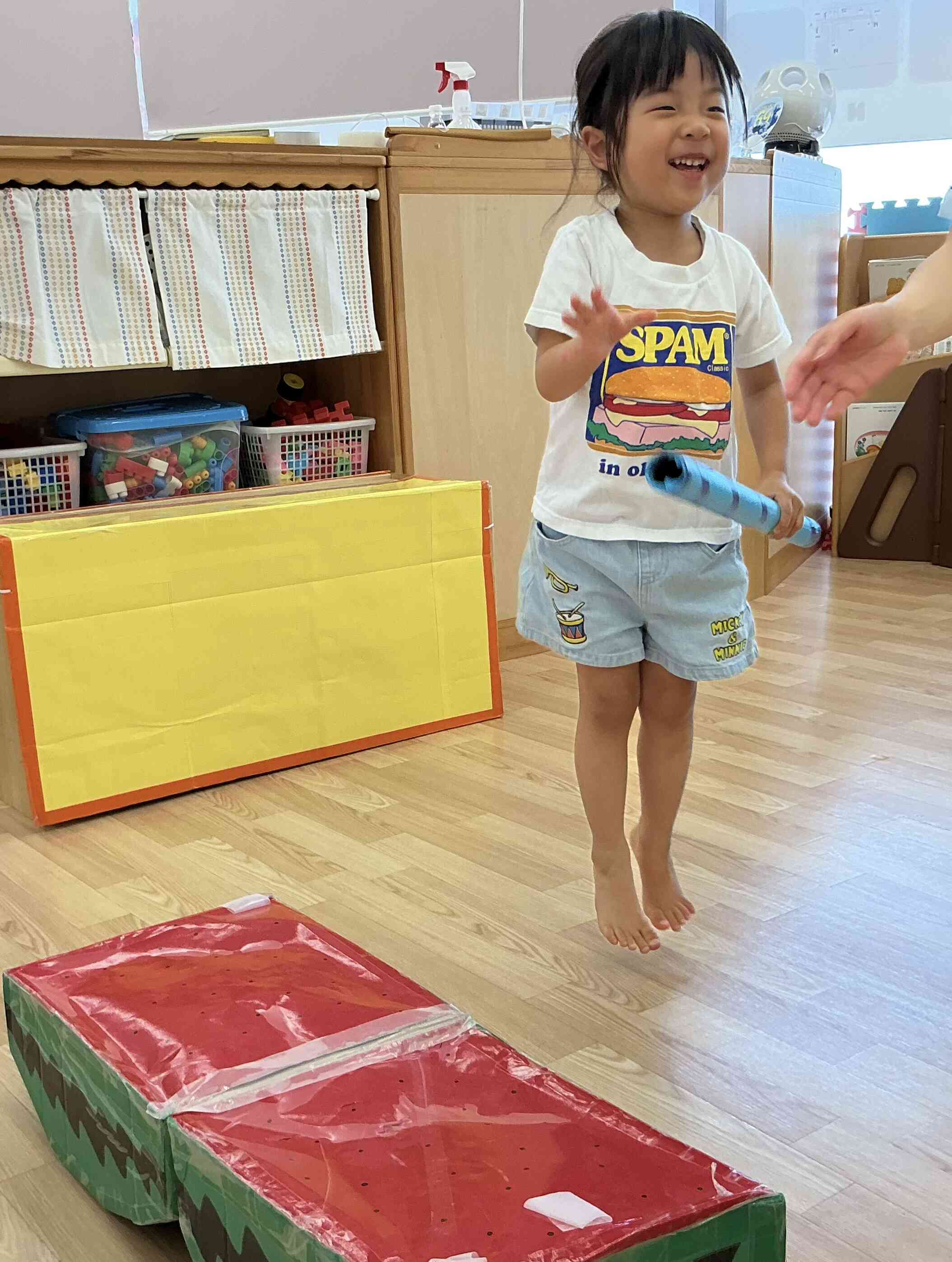 やった〜われた！