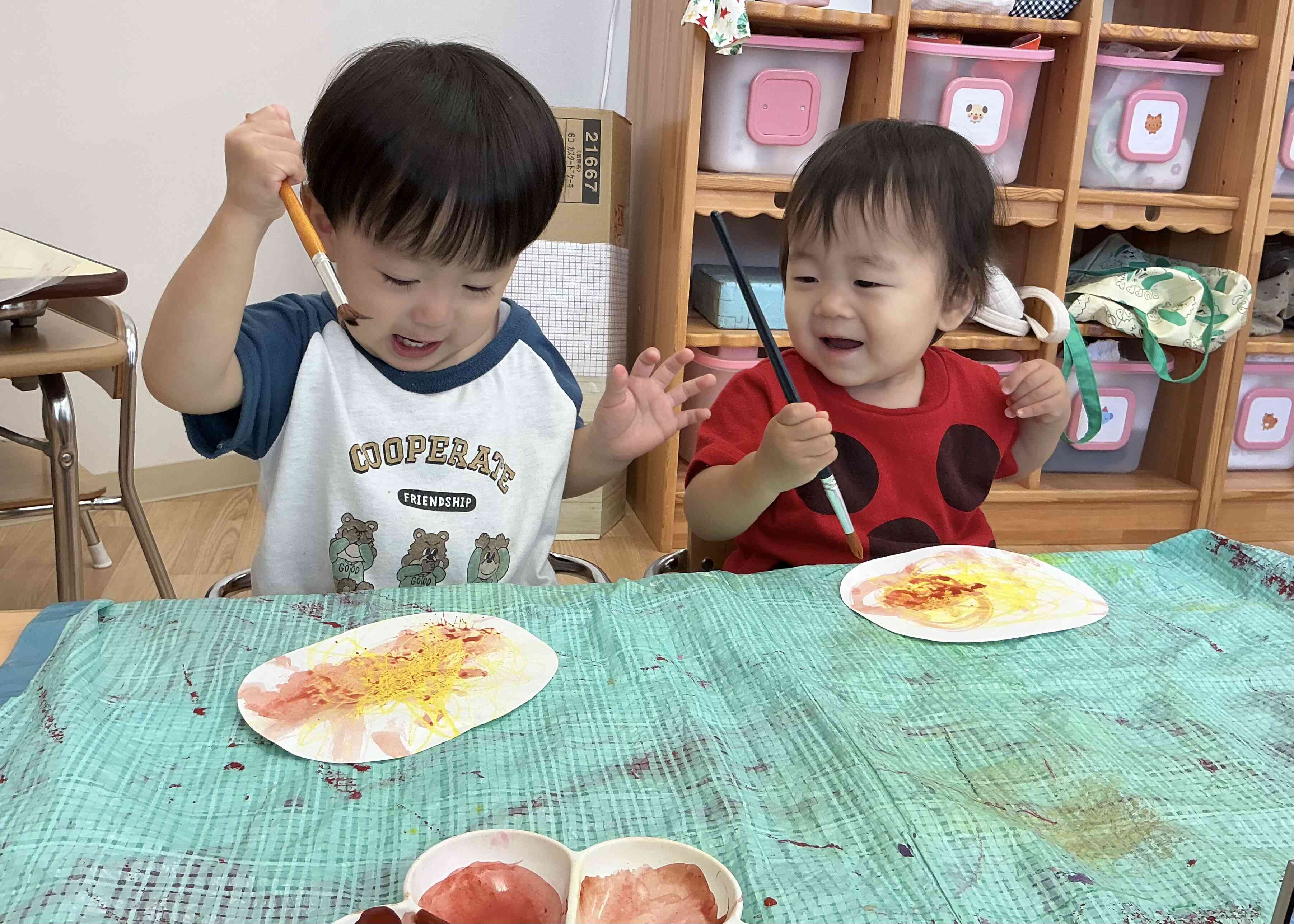 じょうずにぬれたよ!