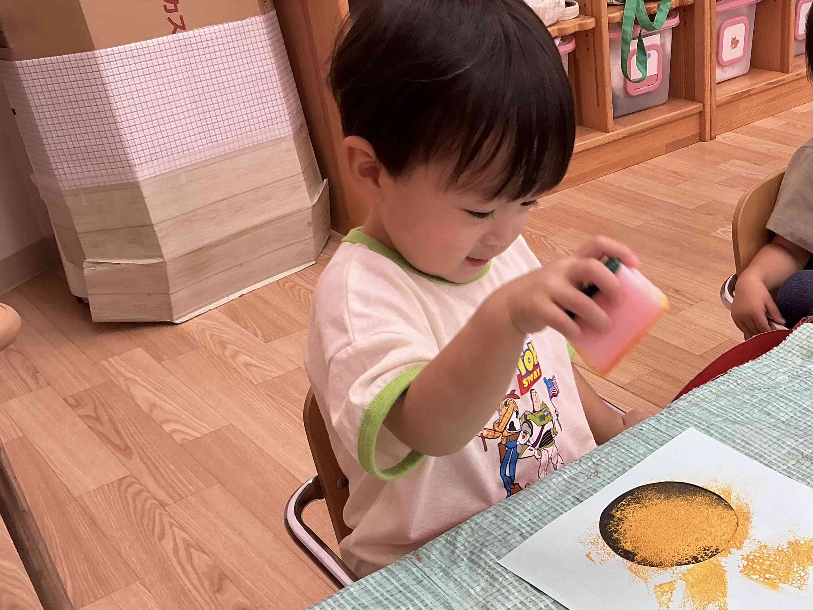 トントン、楽しいね♪