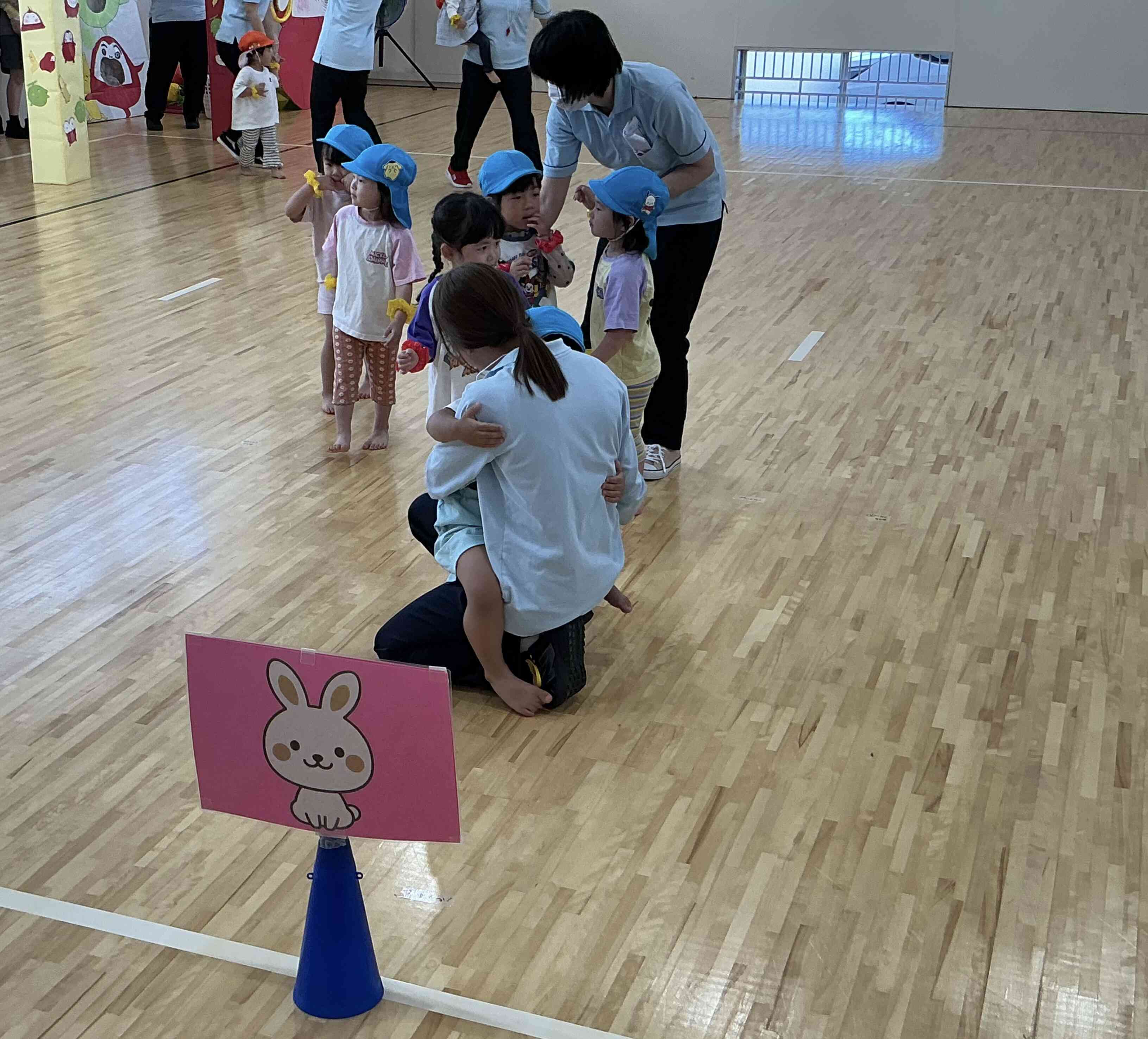 入場行進は少しドキドキ！