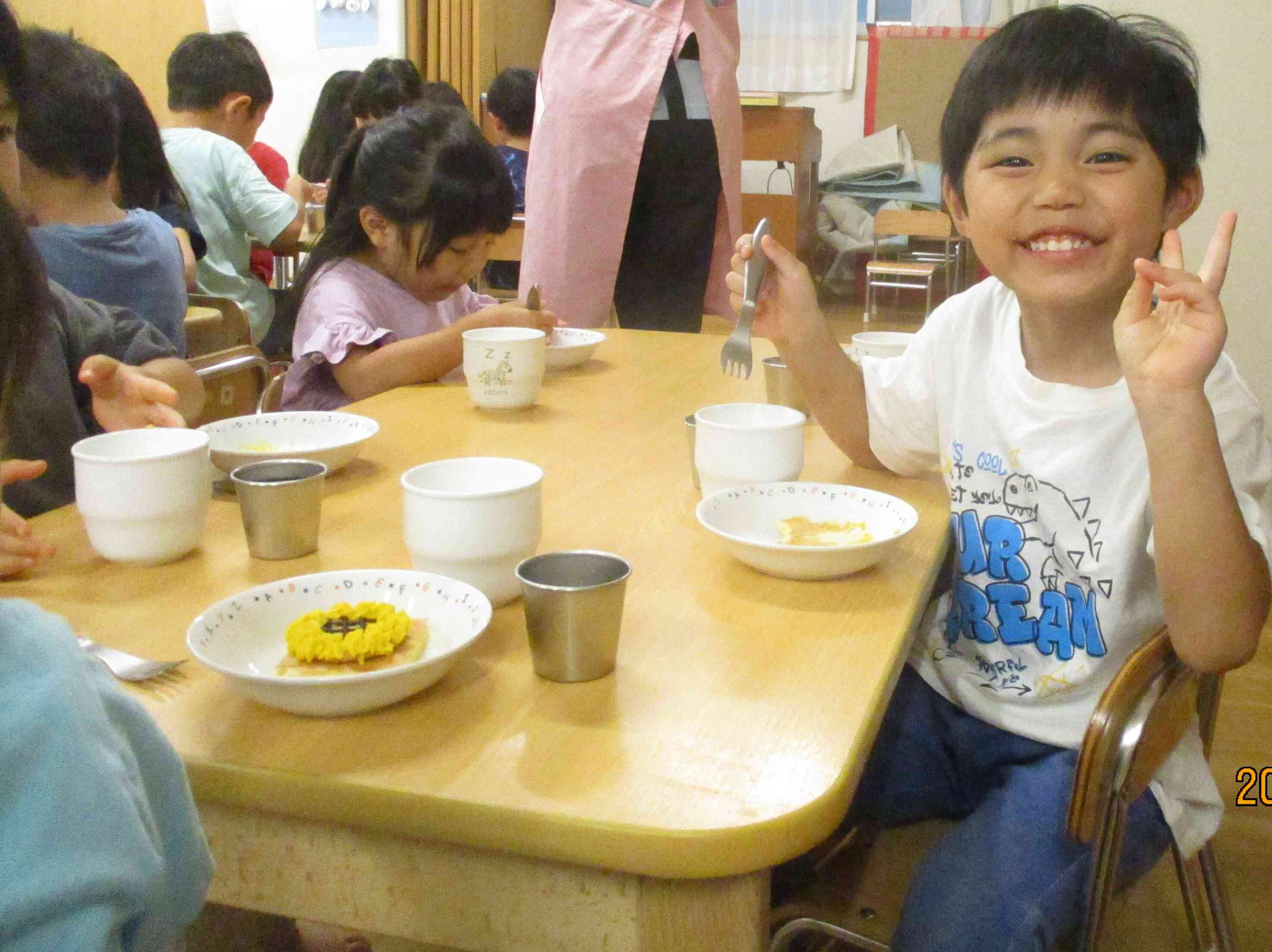幼児クラスの子どもたちも大喜び！