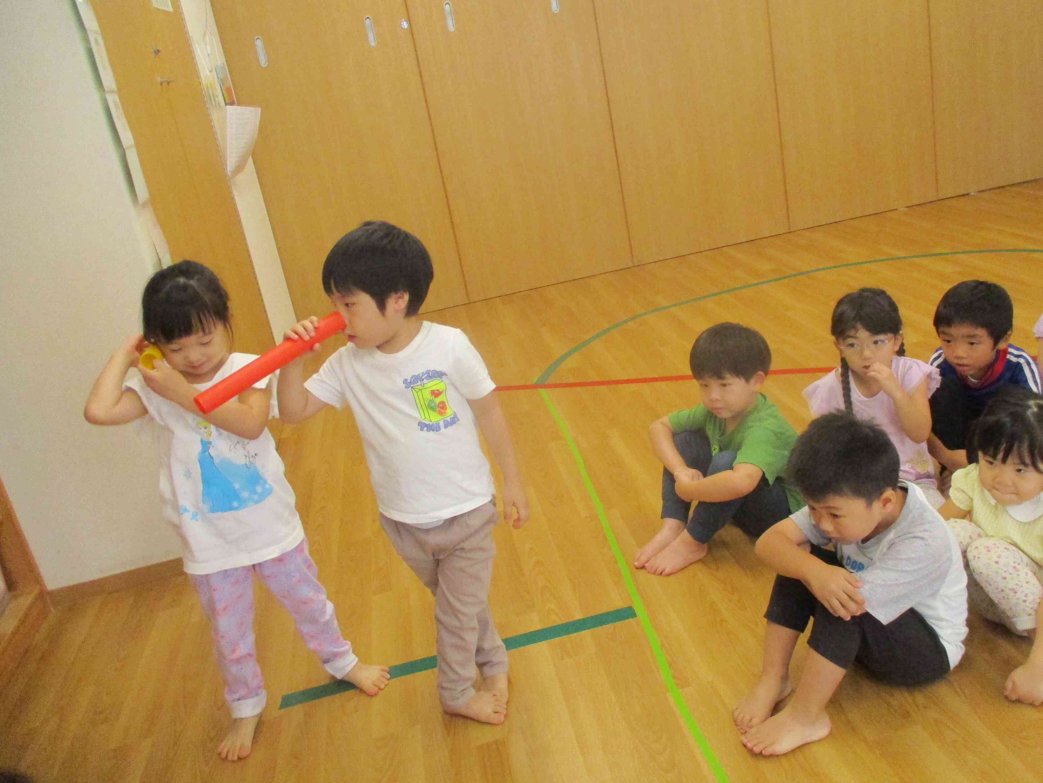 混合リレーの練習☆