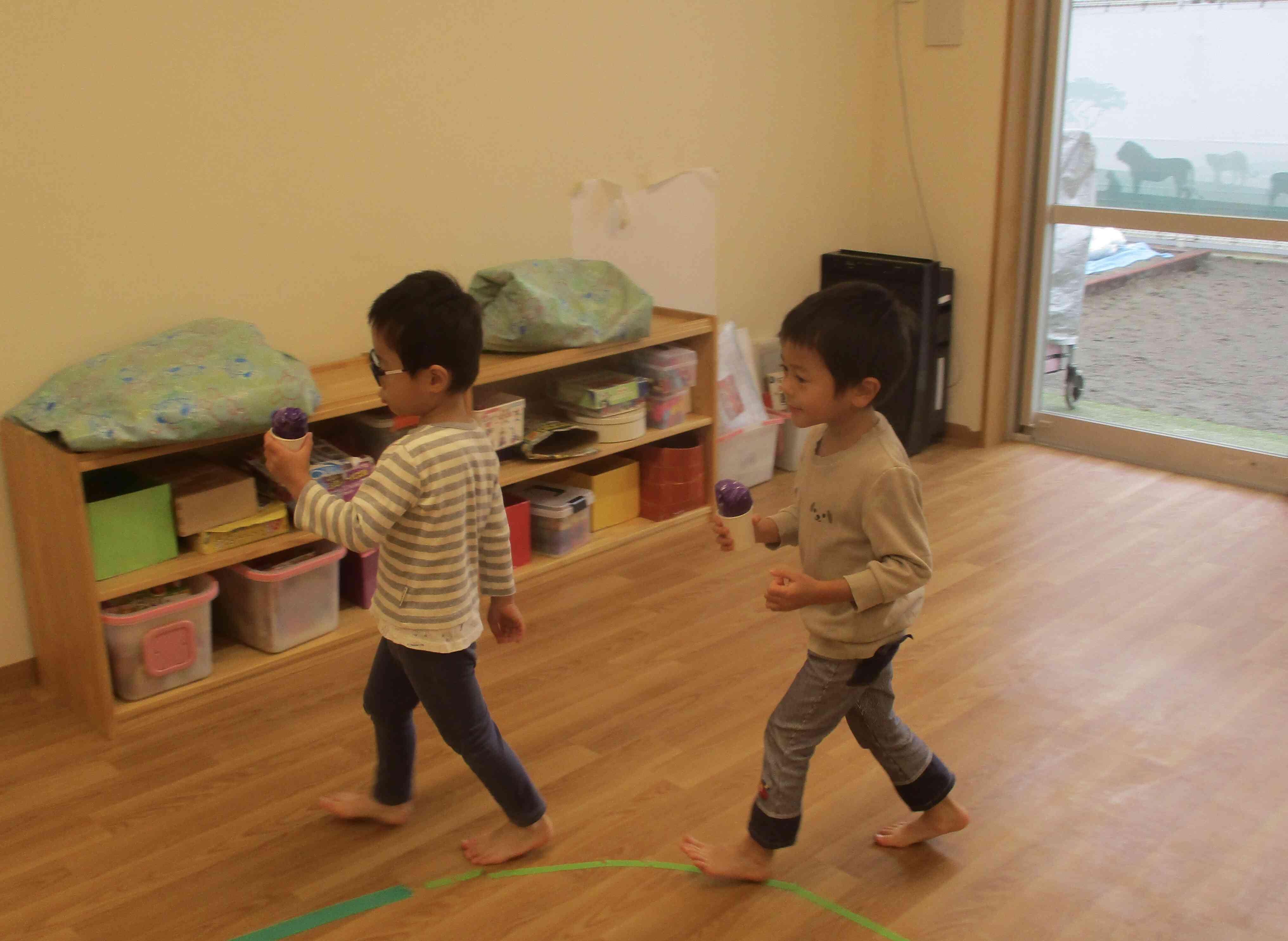 忍玉作りからの忍玉バランスの術！