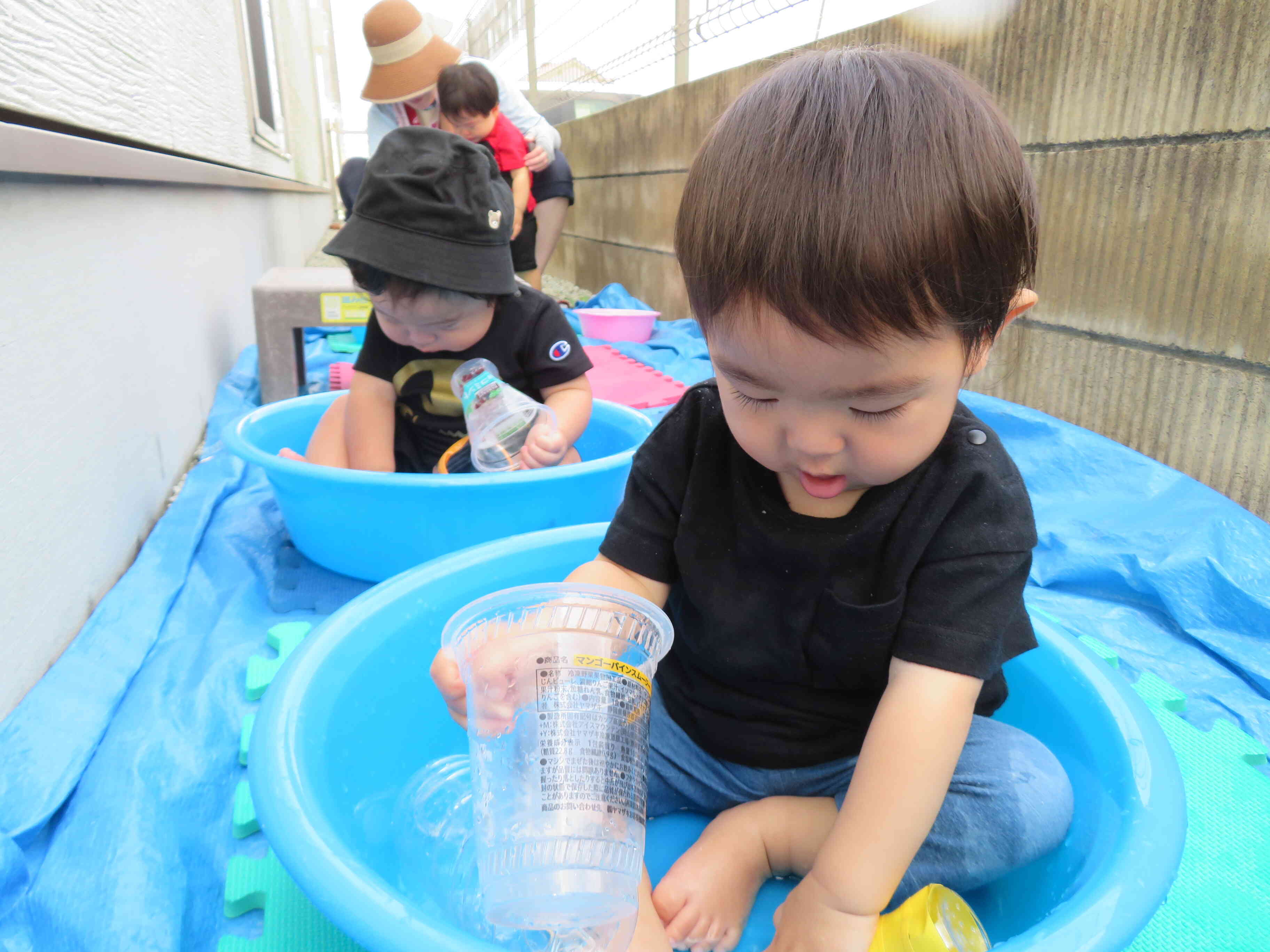 冷たくて気持ち良いな～☆