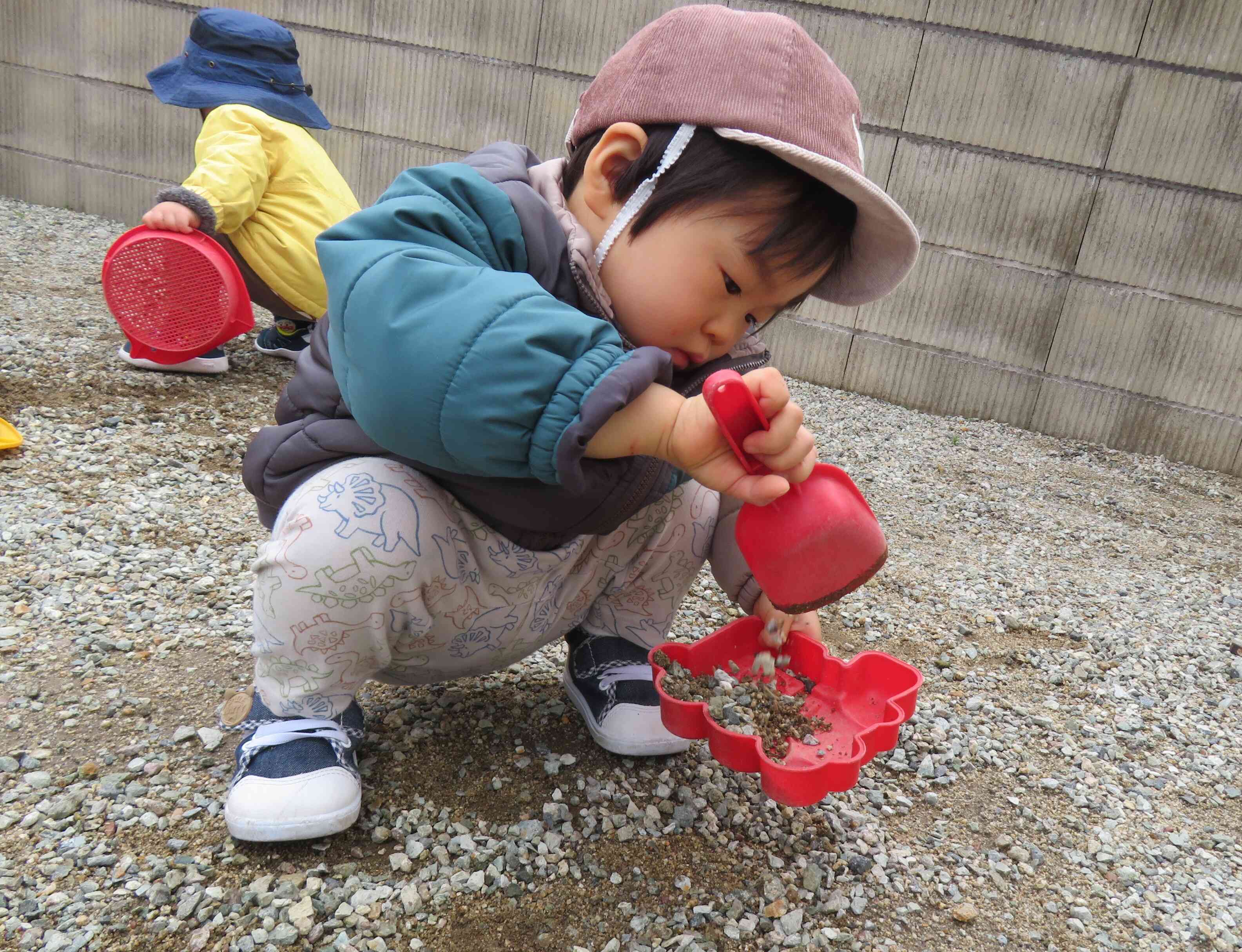 お外で遊んだよ☆