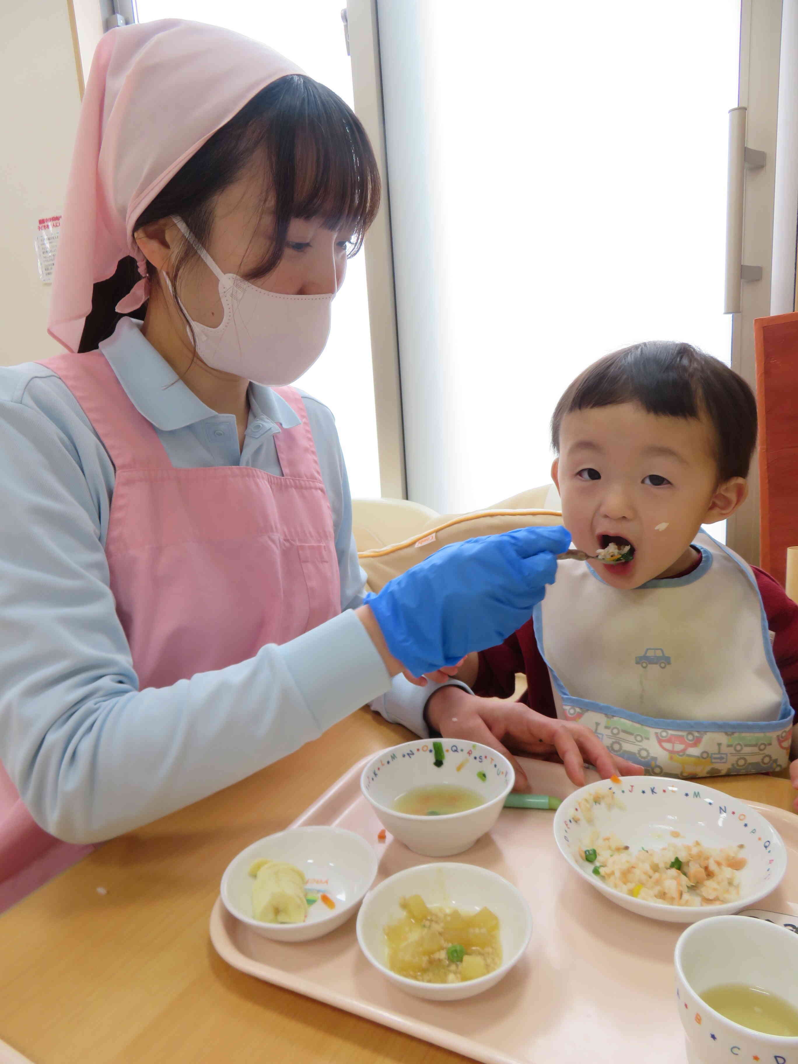 食欲旺盛です。毎日ペロリと完食です。ピカピカ☆