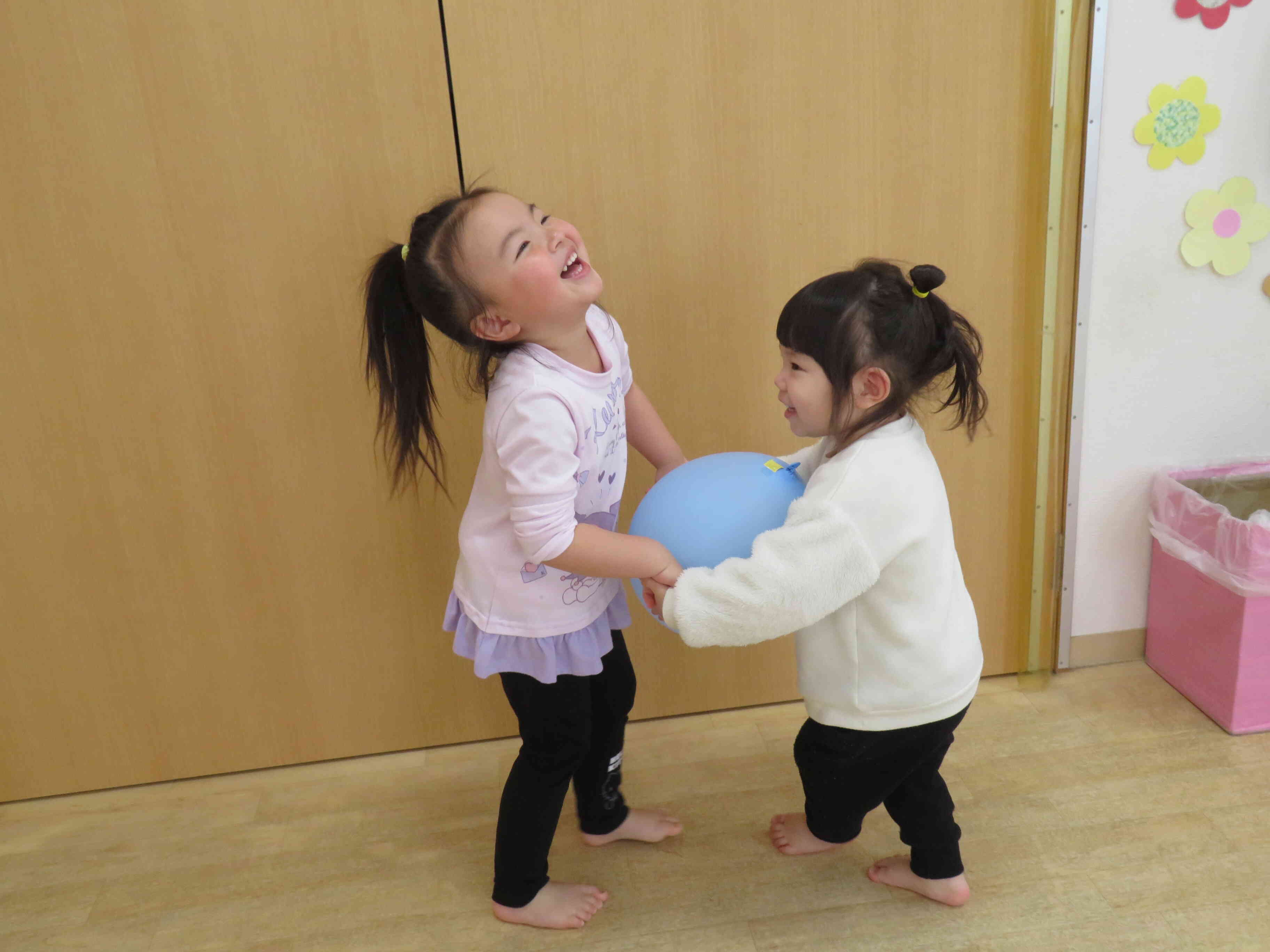 息を合わせて「よいしょよいしょ！」