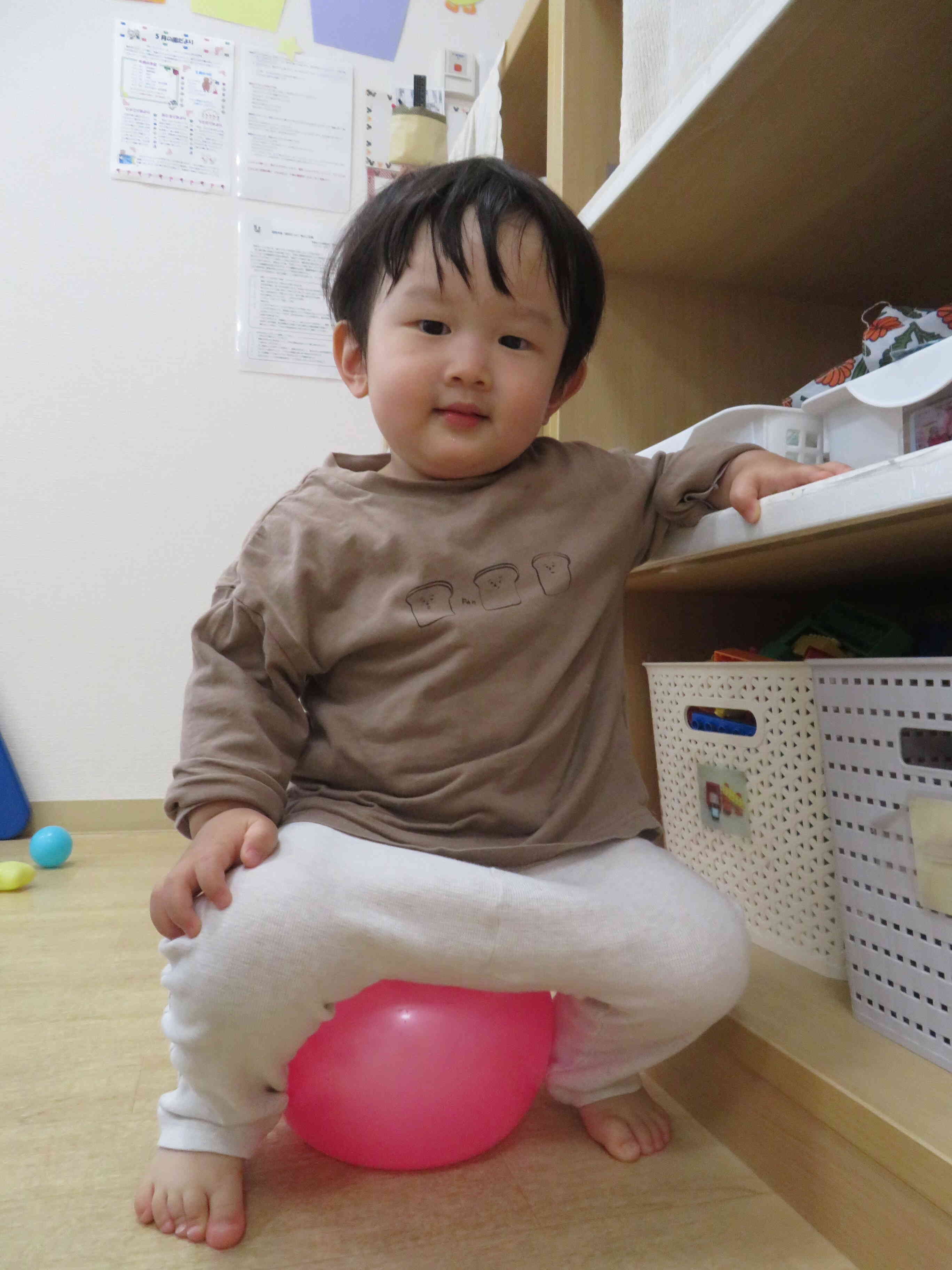 バランスボール?!