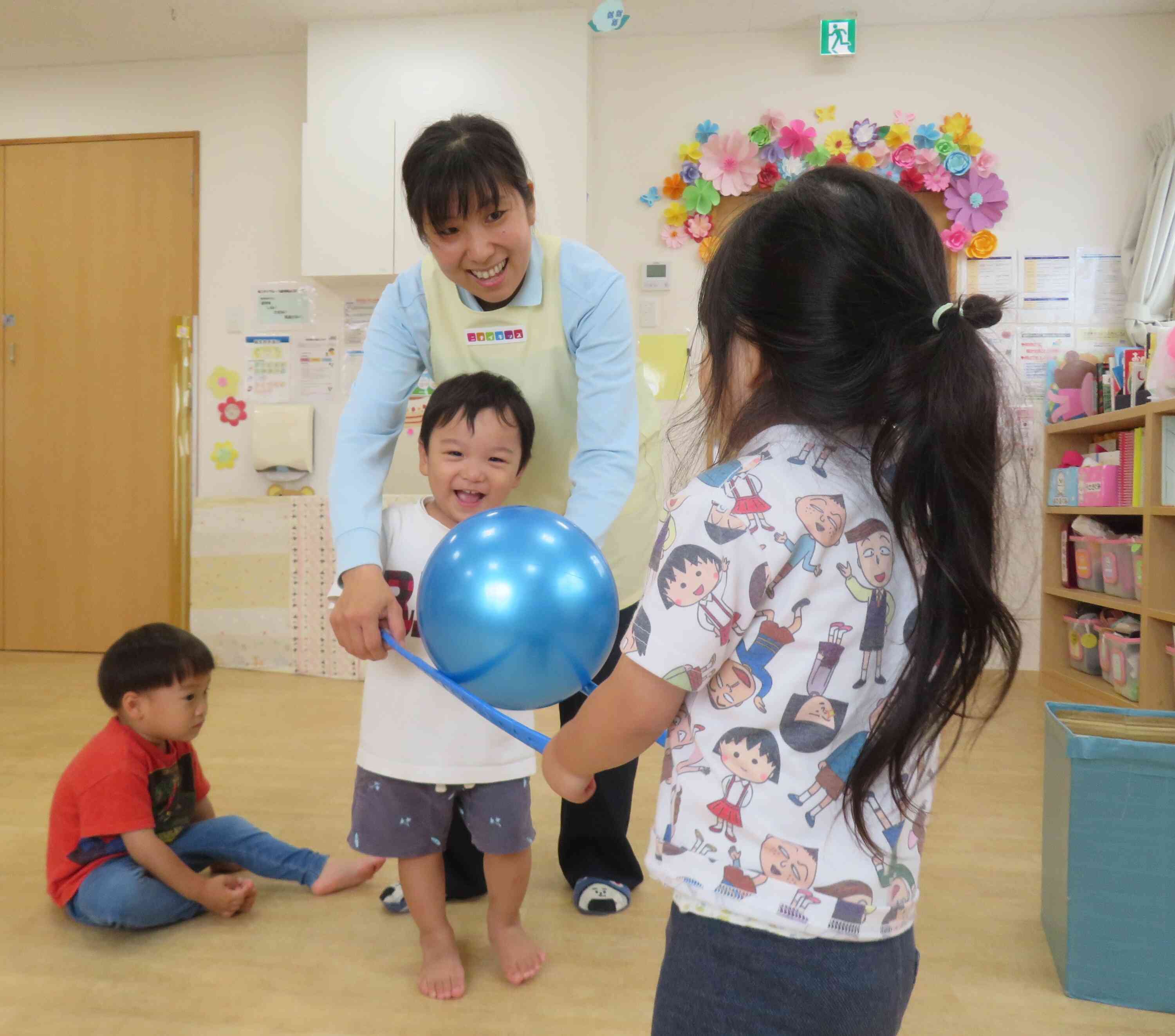 ボールでいろいろ遊び☆