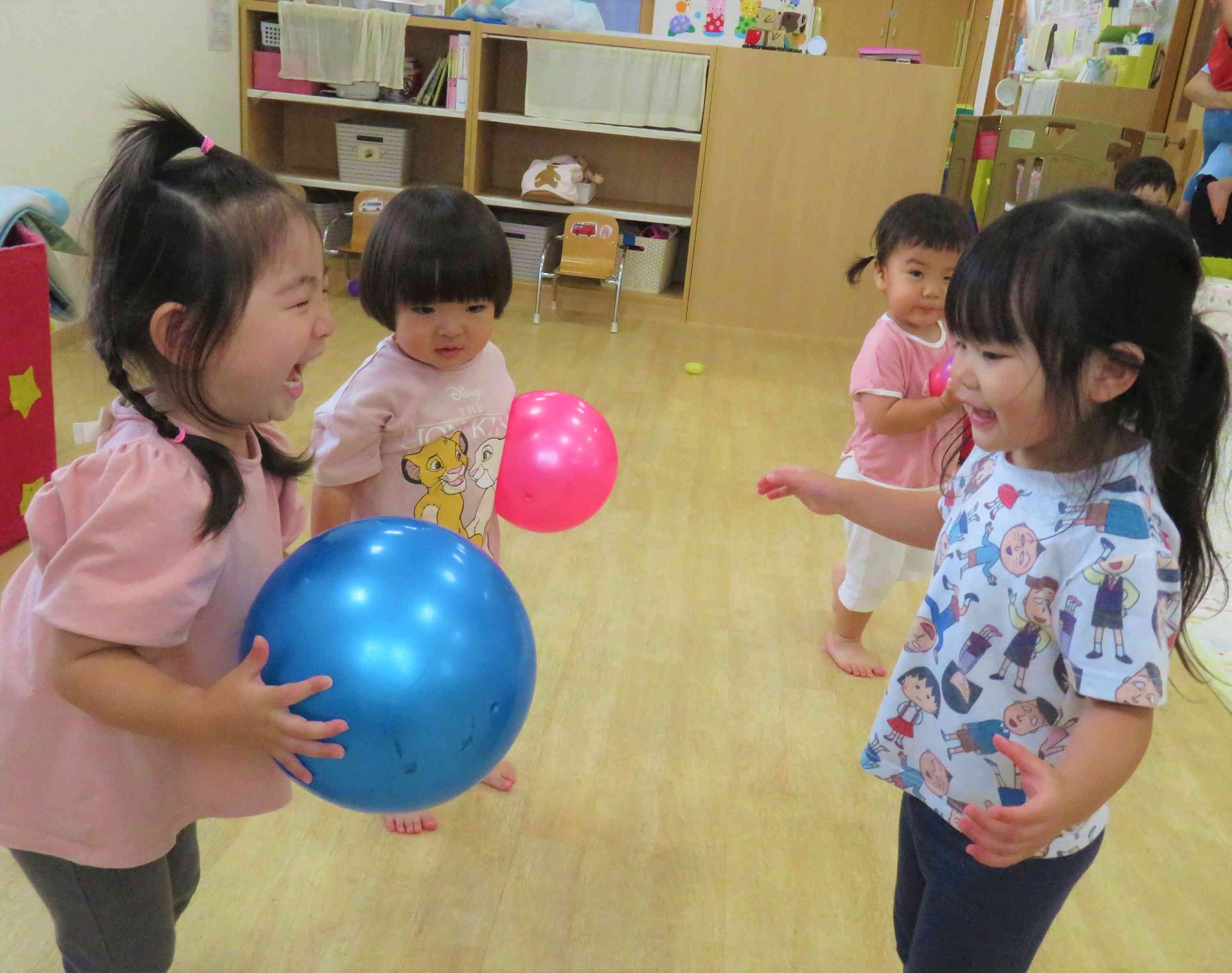 お友だちと一緒に遊ぶことが上手になりました！成長の一枚です♫