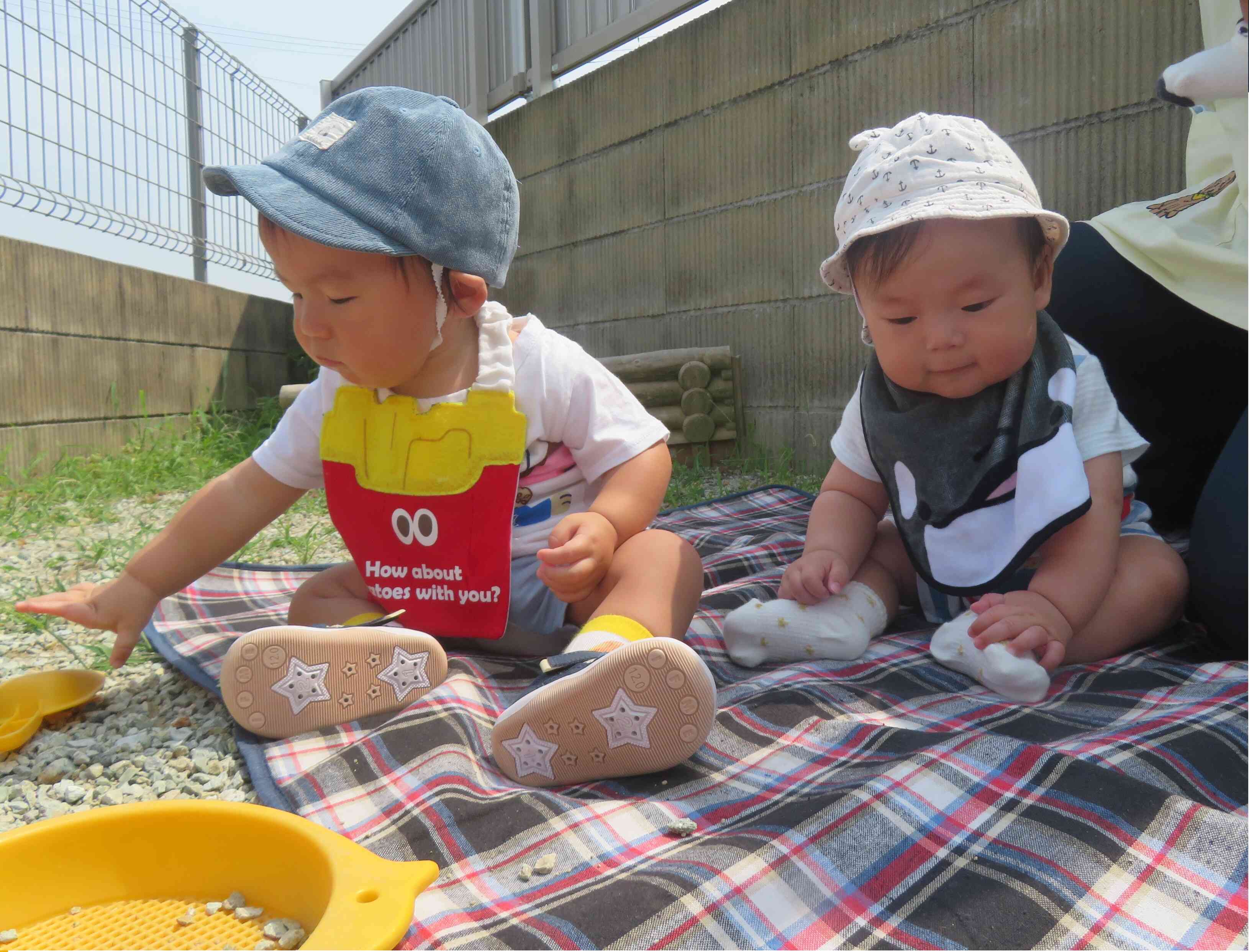 影は涼しいね♪