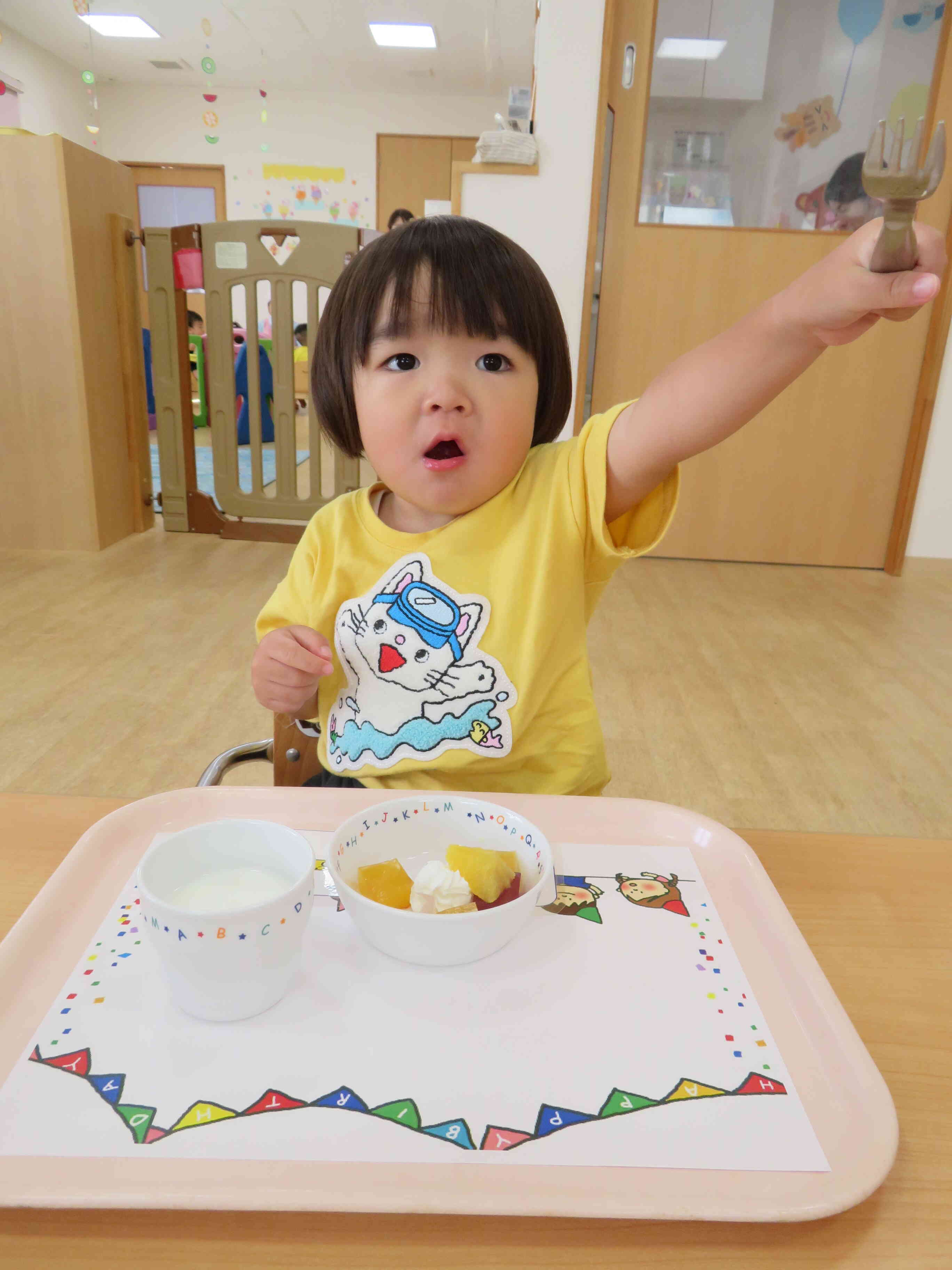 お誕生日おめでとう☆ ゼリーうま～い！！