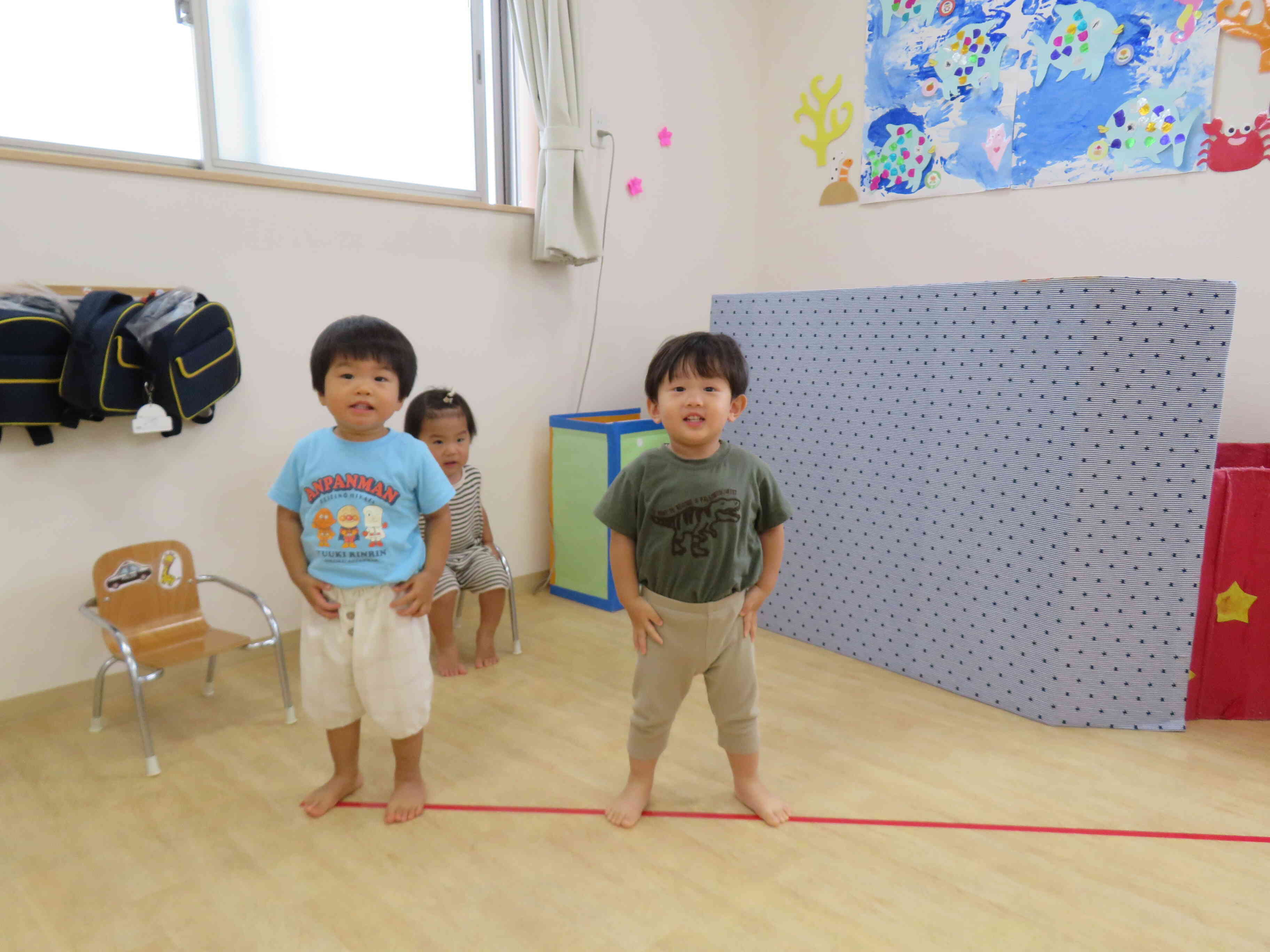 きをつけ、ぴっ！！ どう？じょうずでしょ？？