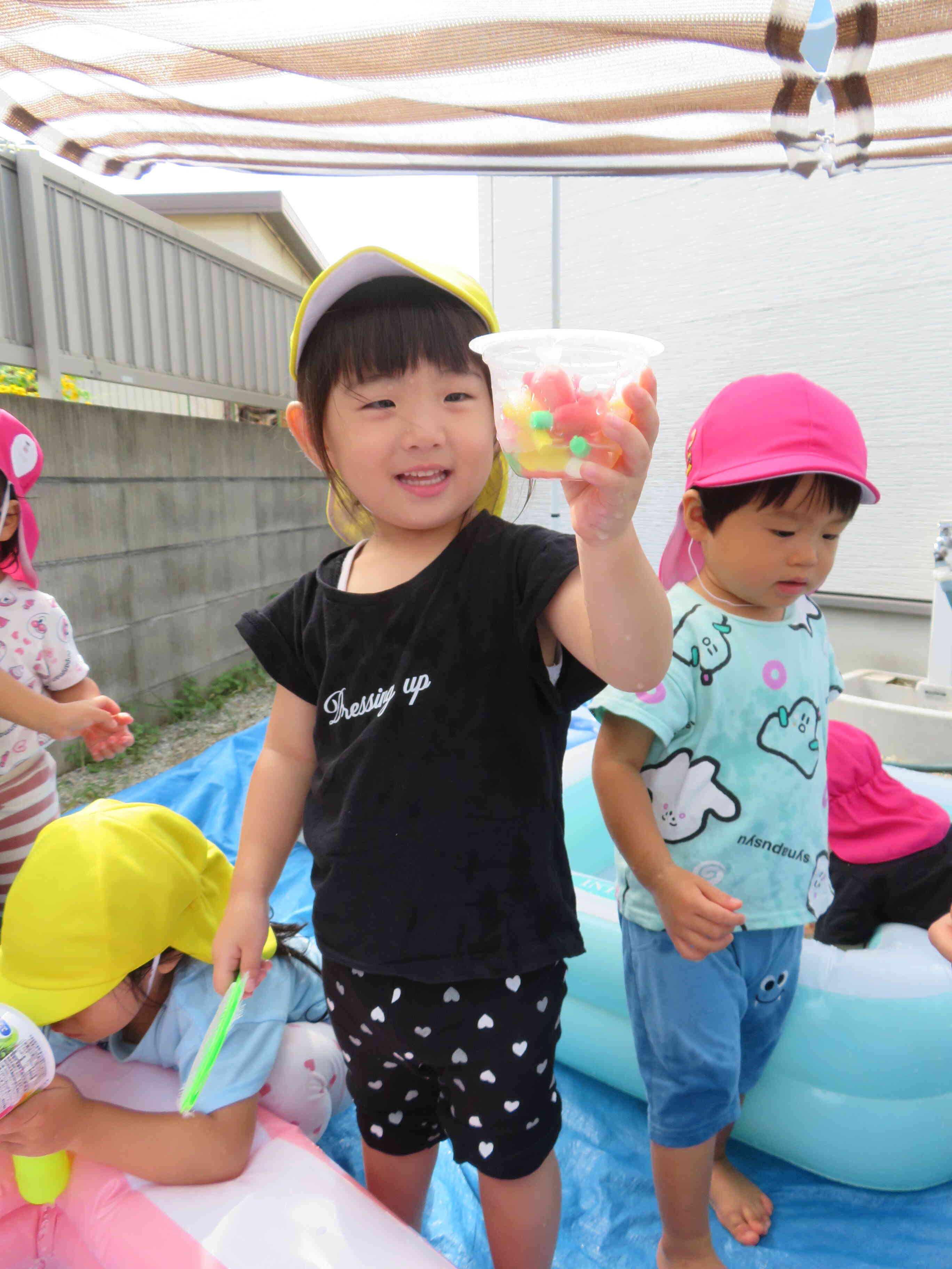 金魚を捕まえるぞ！
