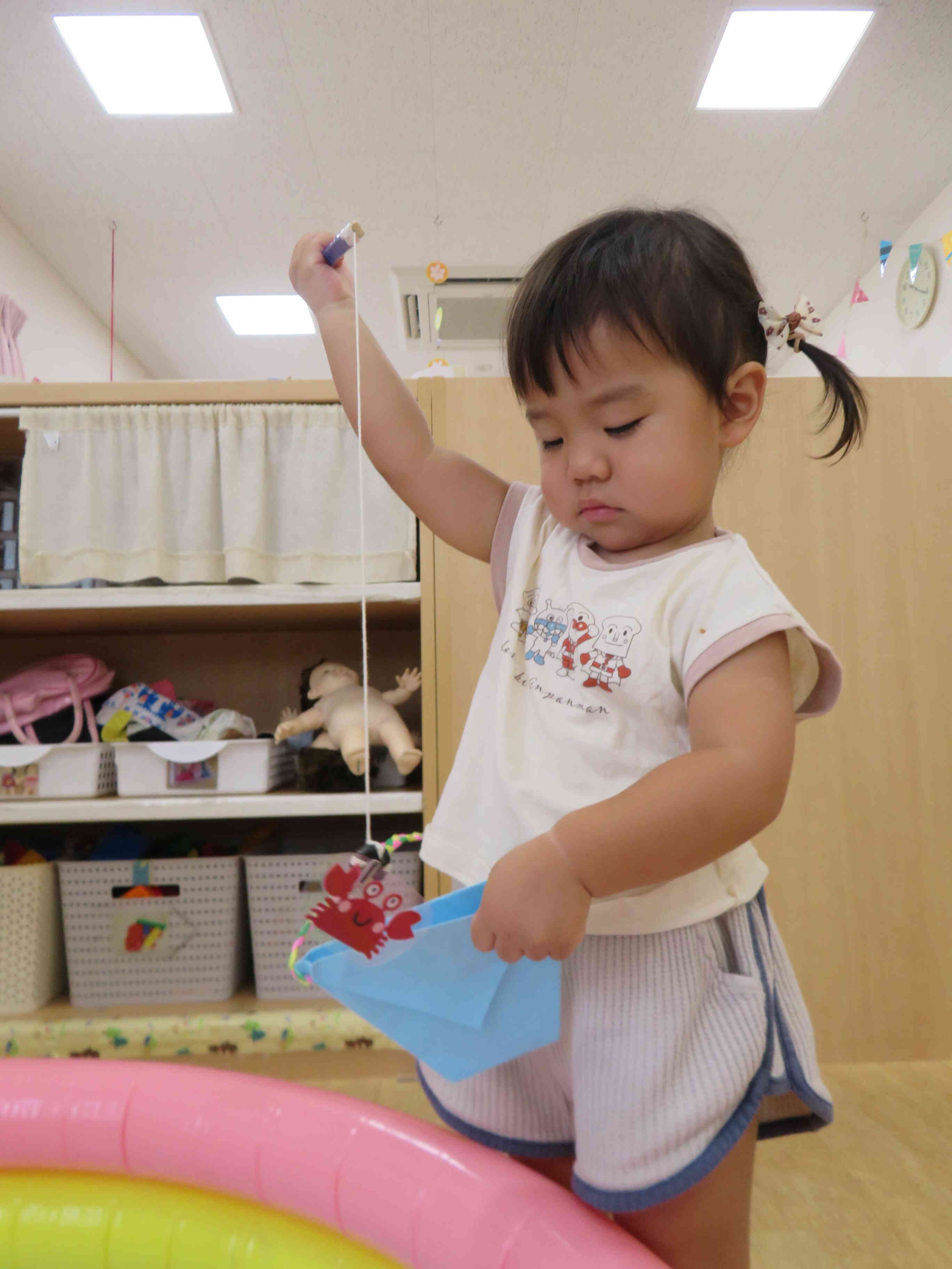 かにさん 釣れたよ☆