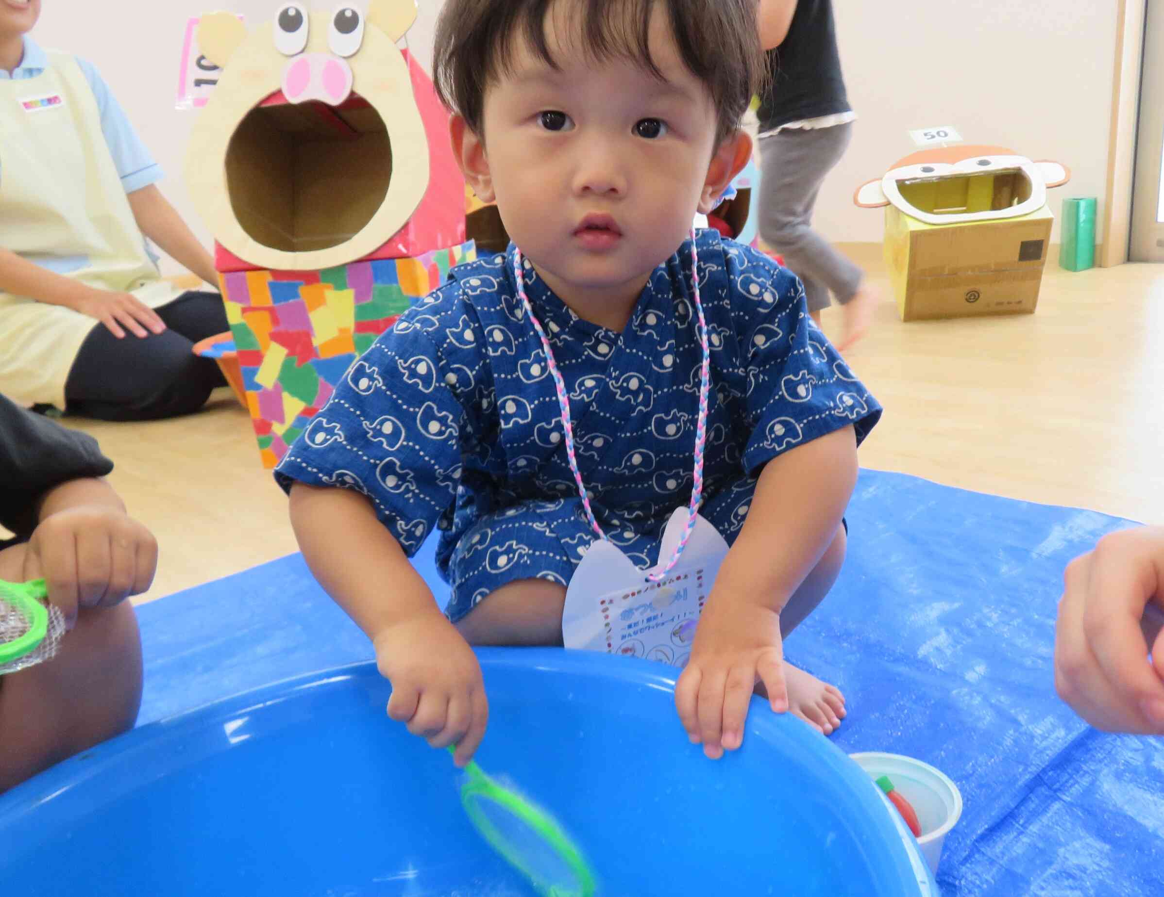 甚平で参加したよ！