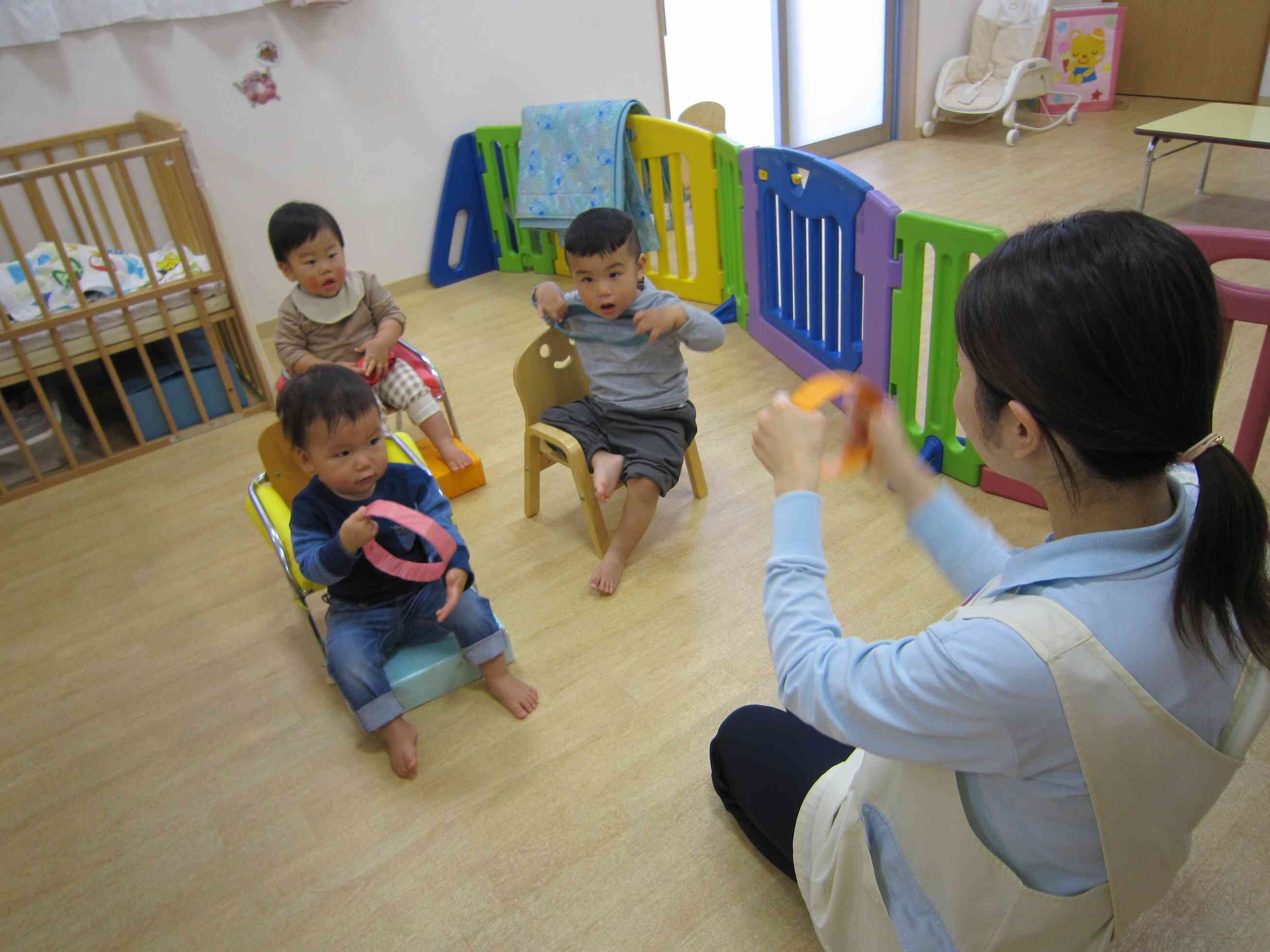 バスごっこ！バスに乗ってピクニック行くんだー♡