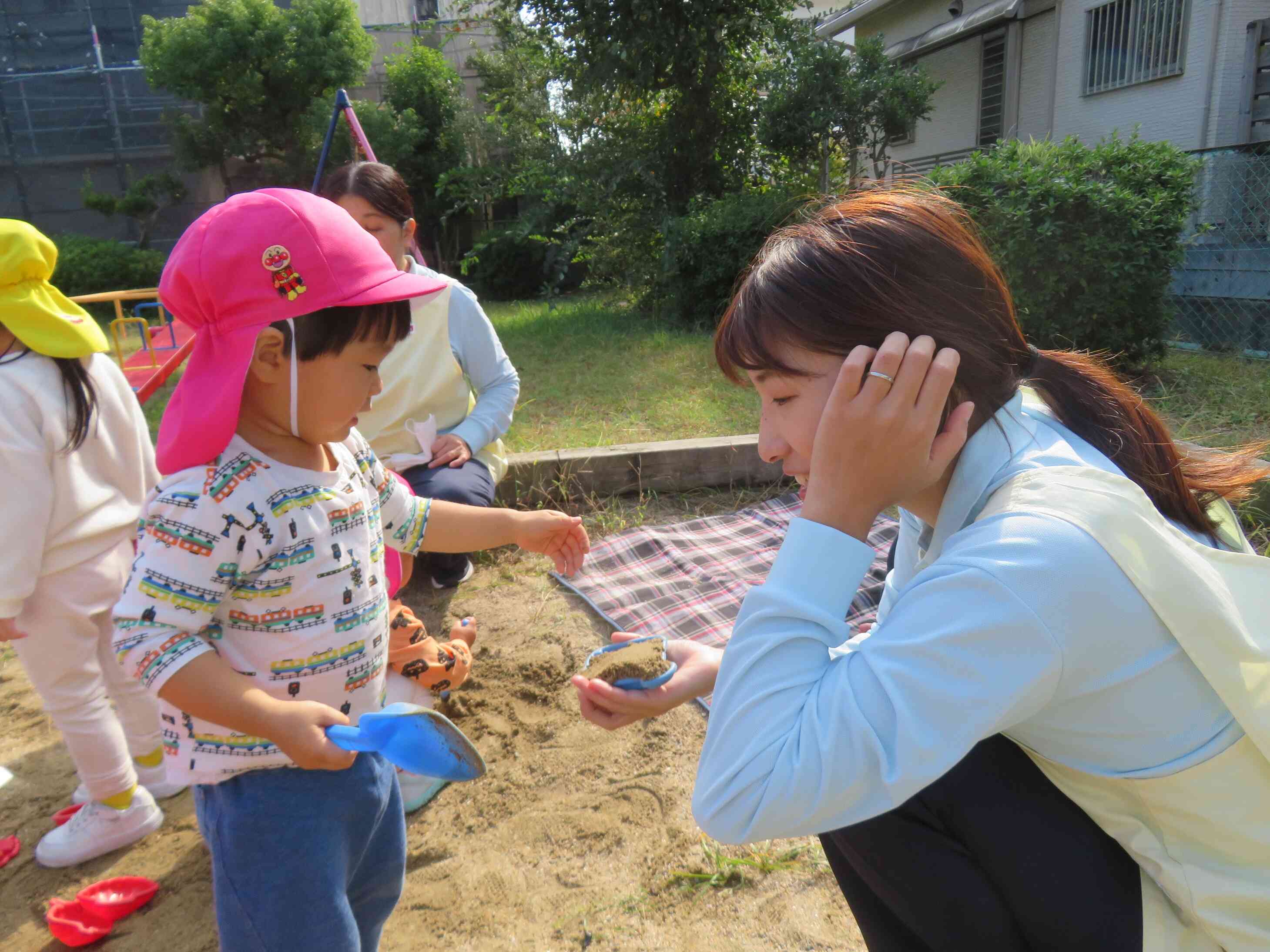 秋晴れ♬全員でお散歩ルンルンルン♪