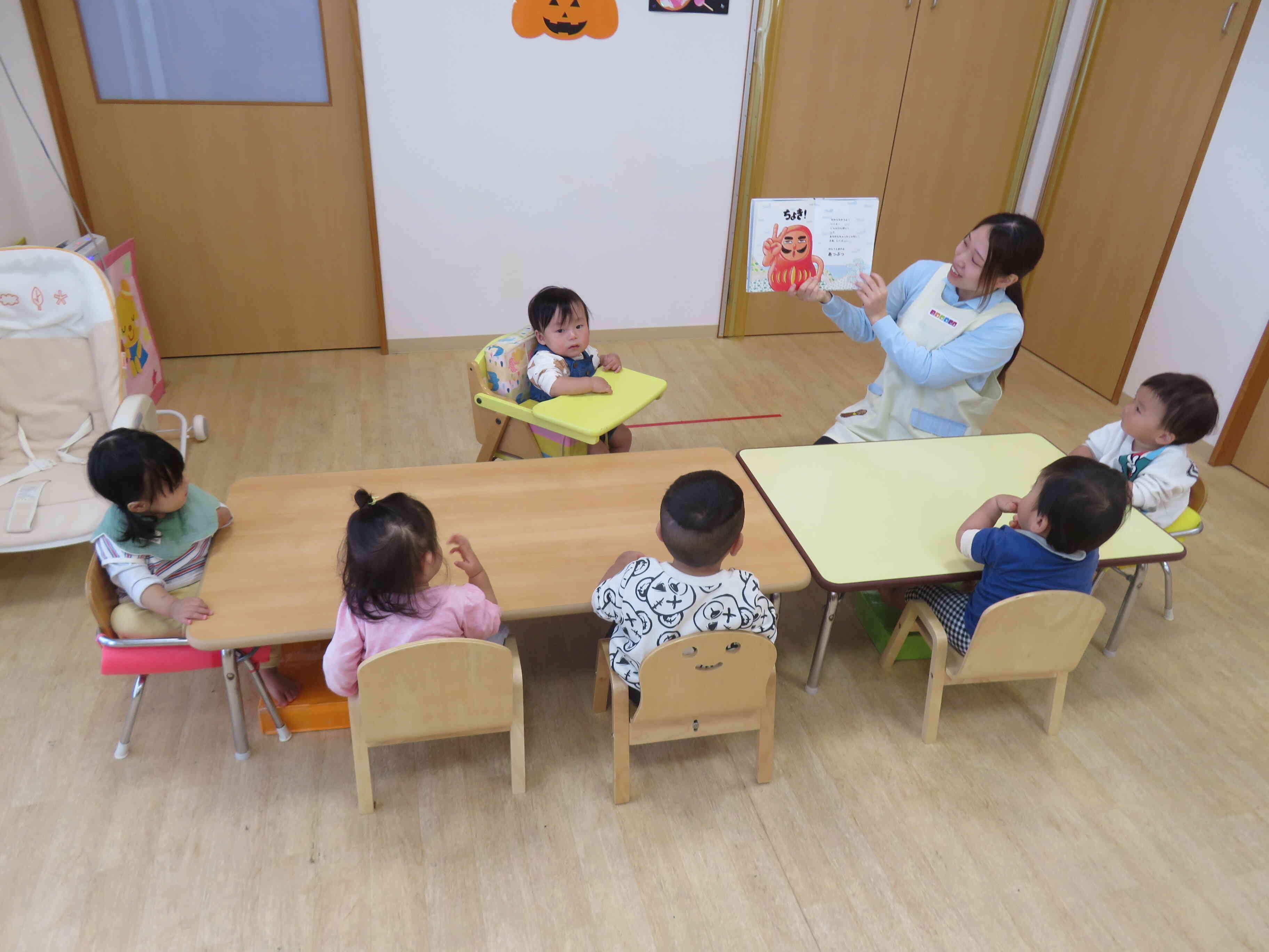 久しぶりに全員集合！絵本面白いね♪