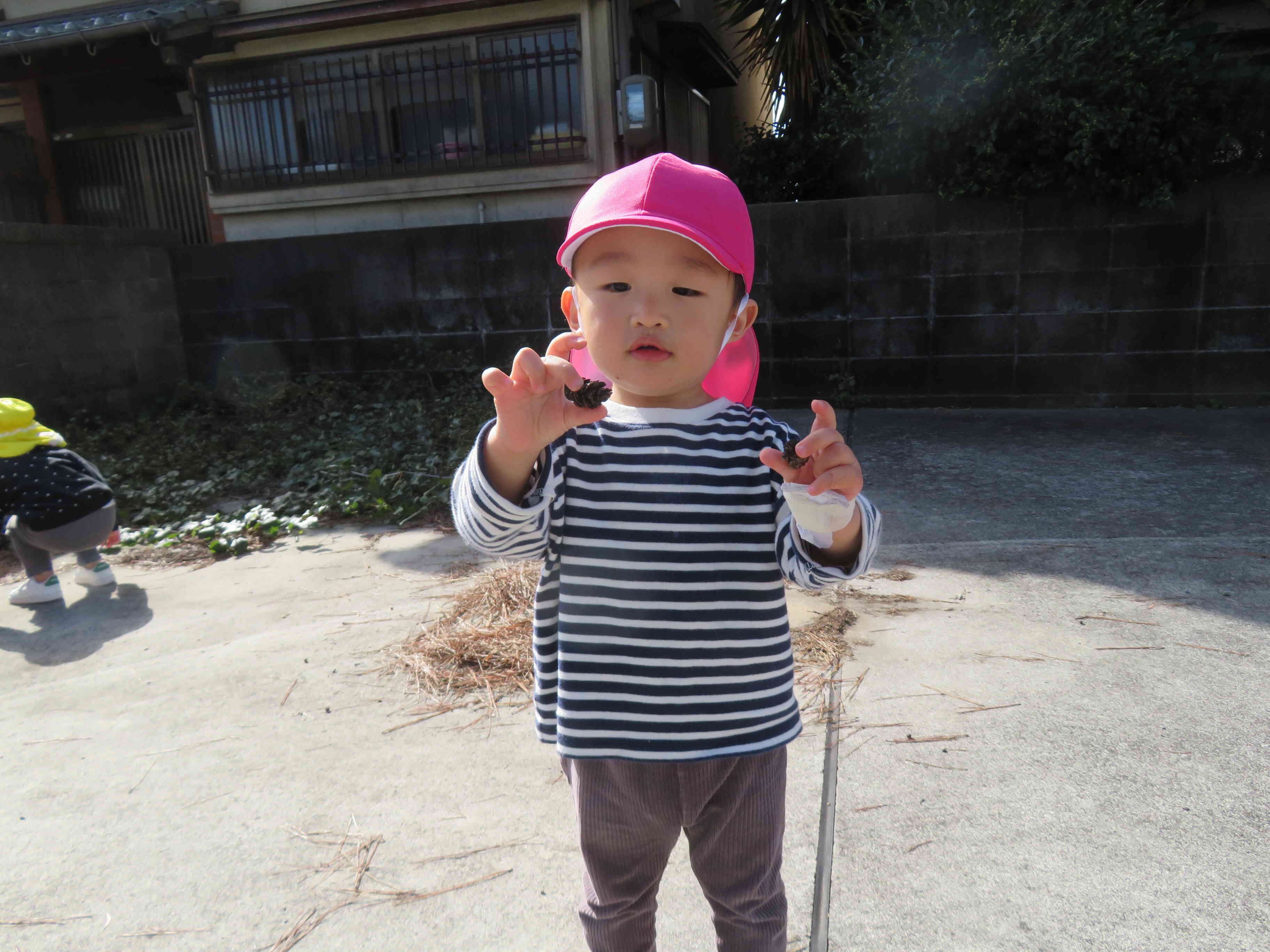 秋のお散歩☆そして楽器遊び♪