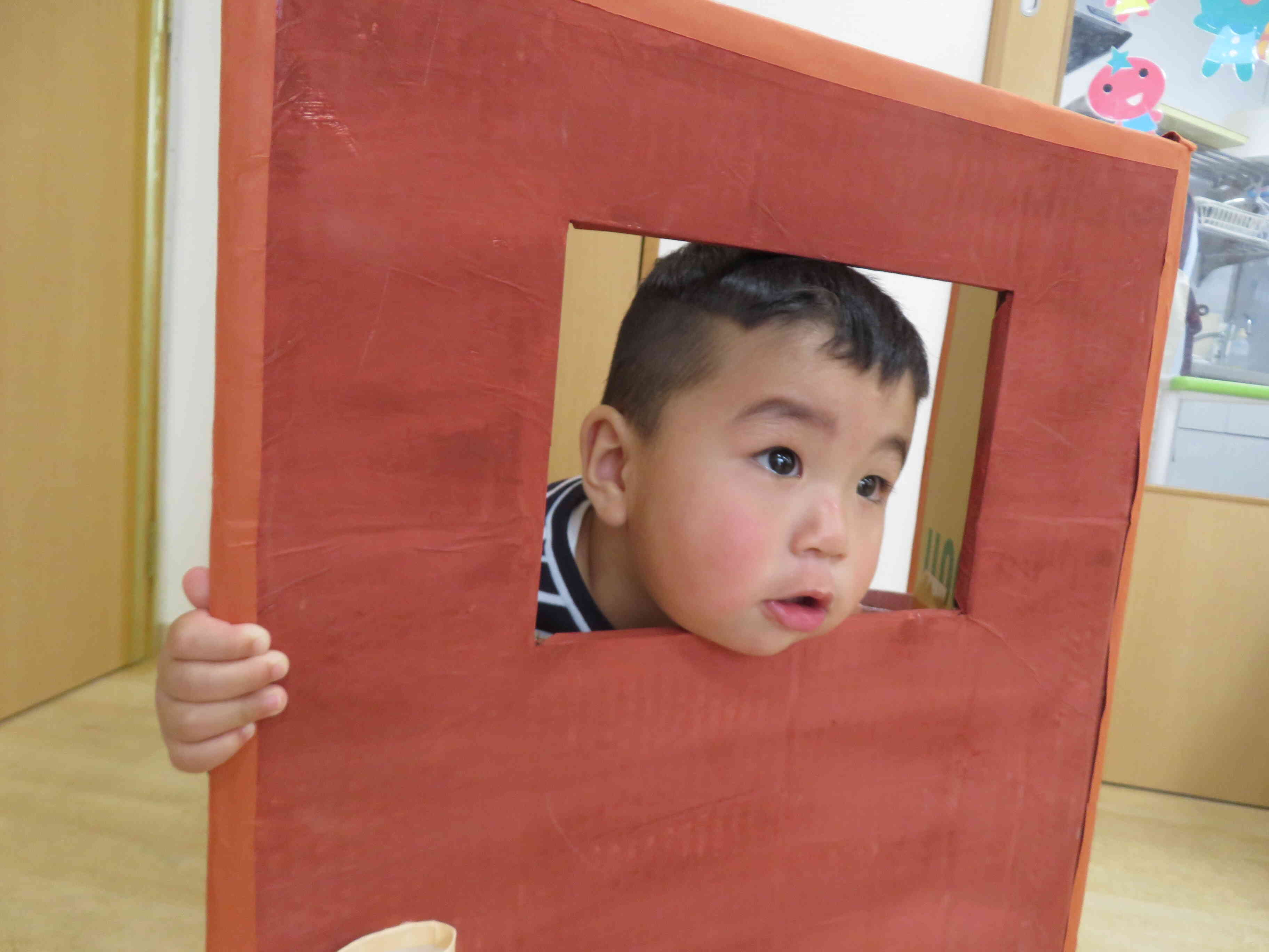 ここに隠れよう！