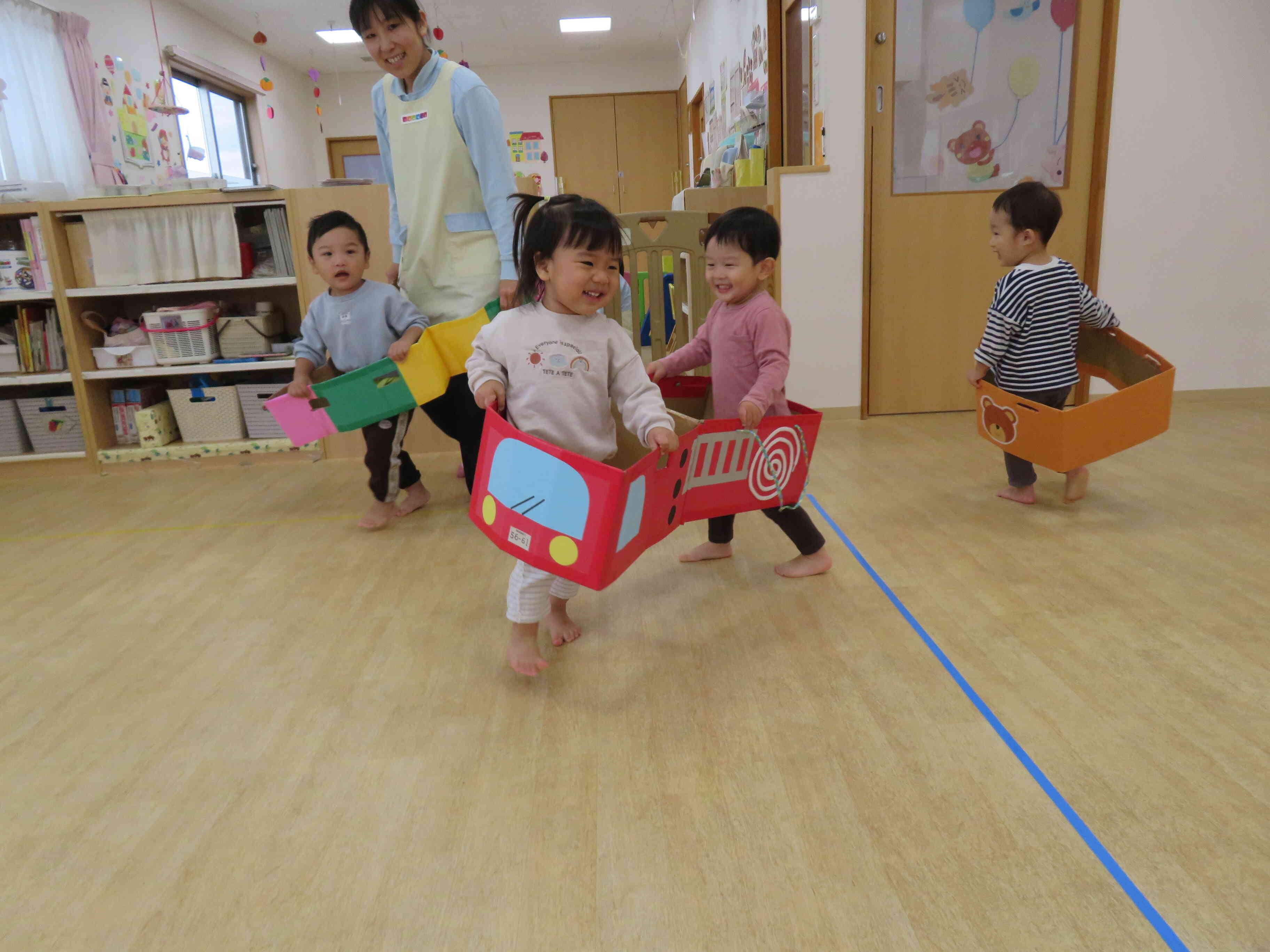 のりもの、あつまれ～♪