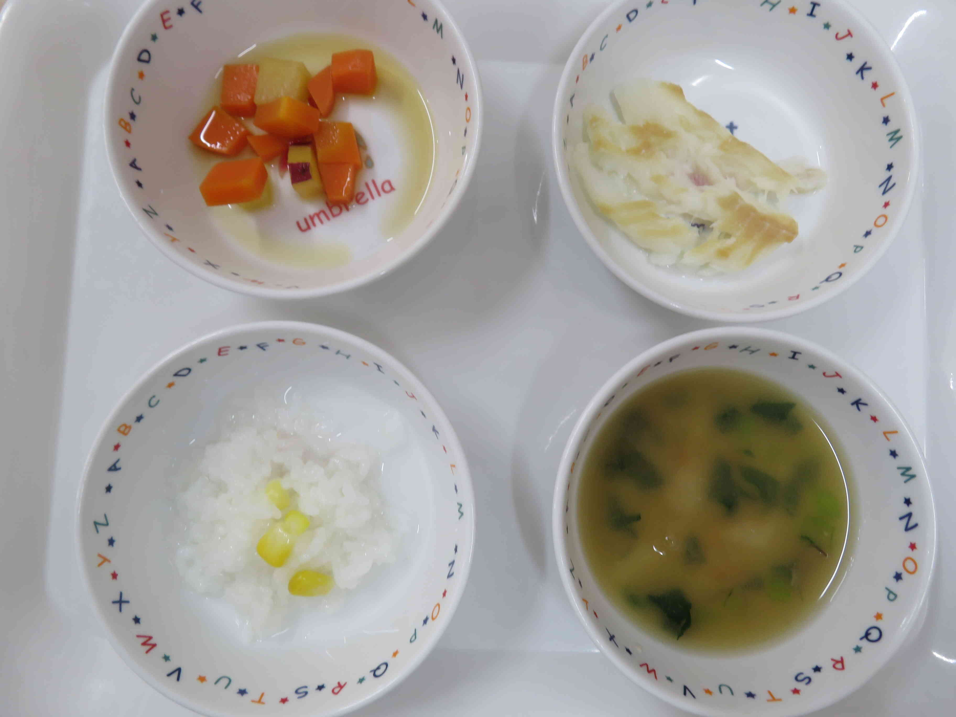 ☆１１月２２日（土）献立（後期食）のご紹介☆