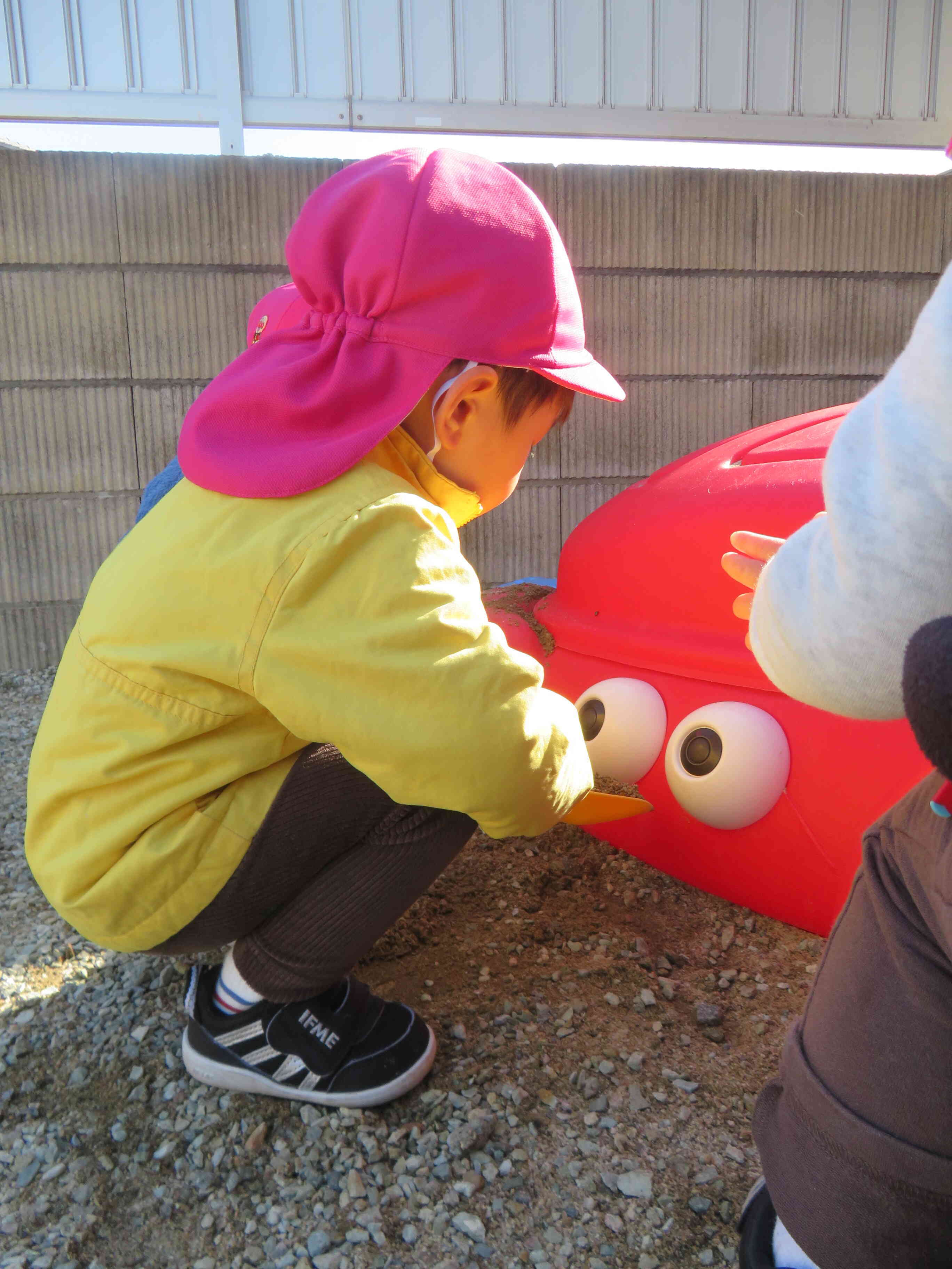 「かにさんご飯だよ！」