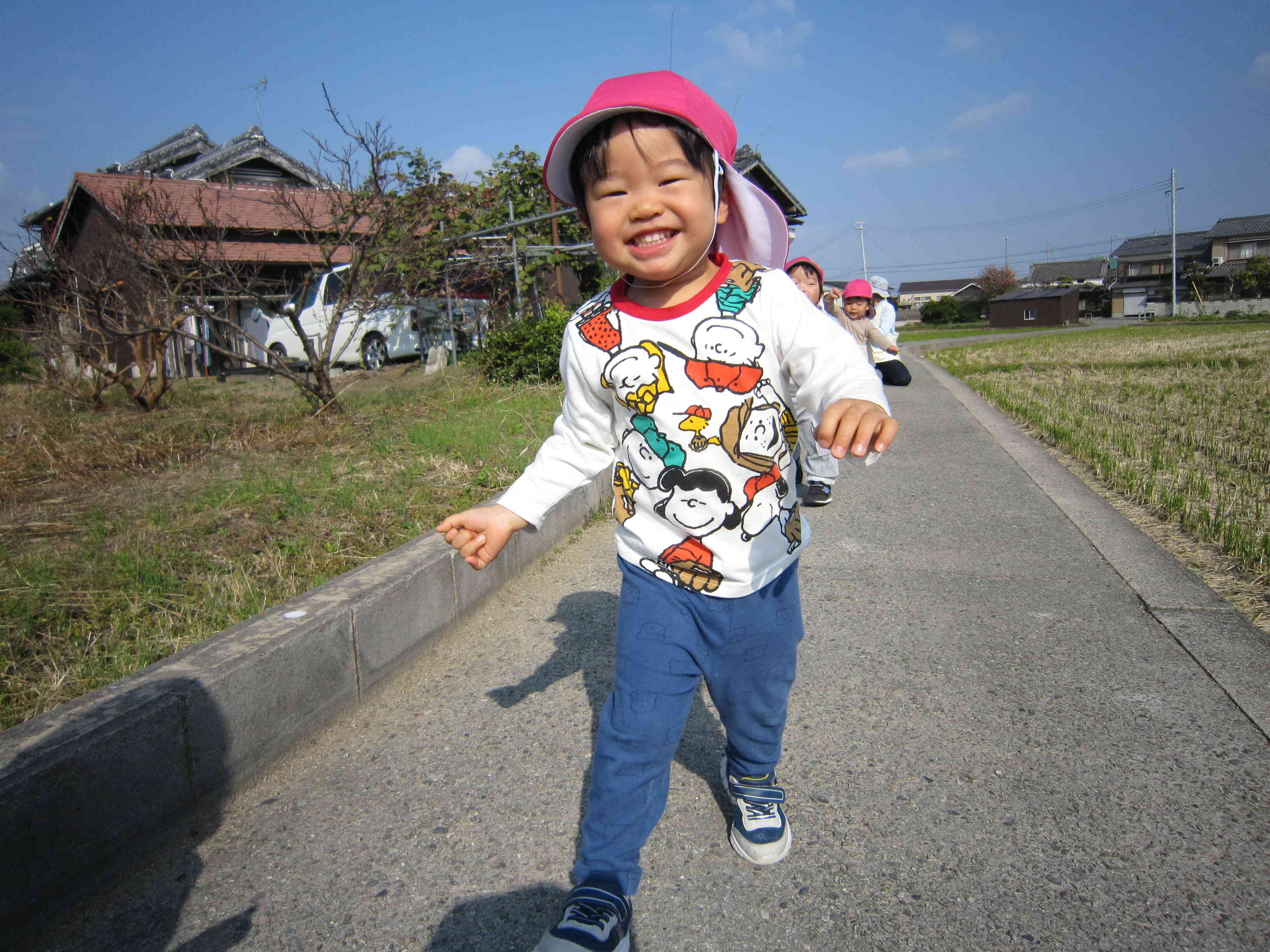 お外気持ちいい～☆