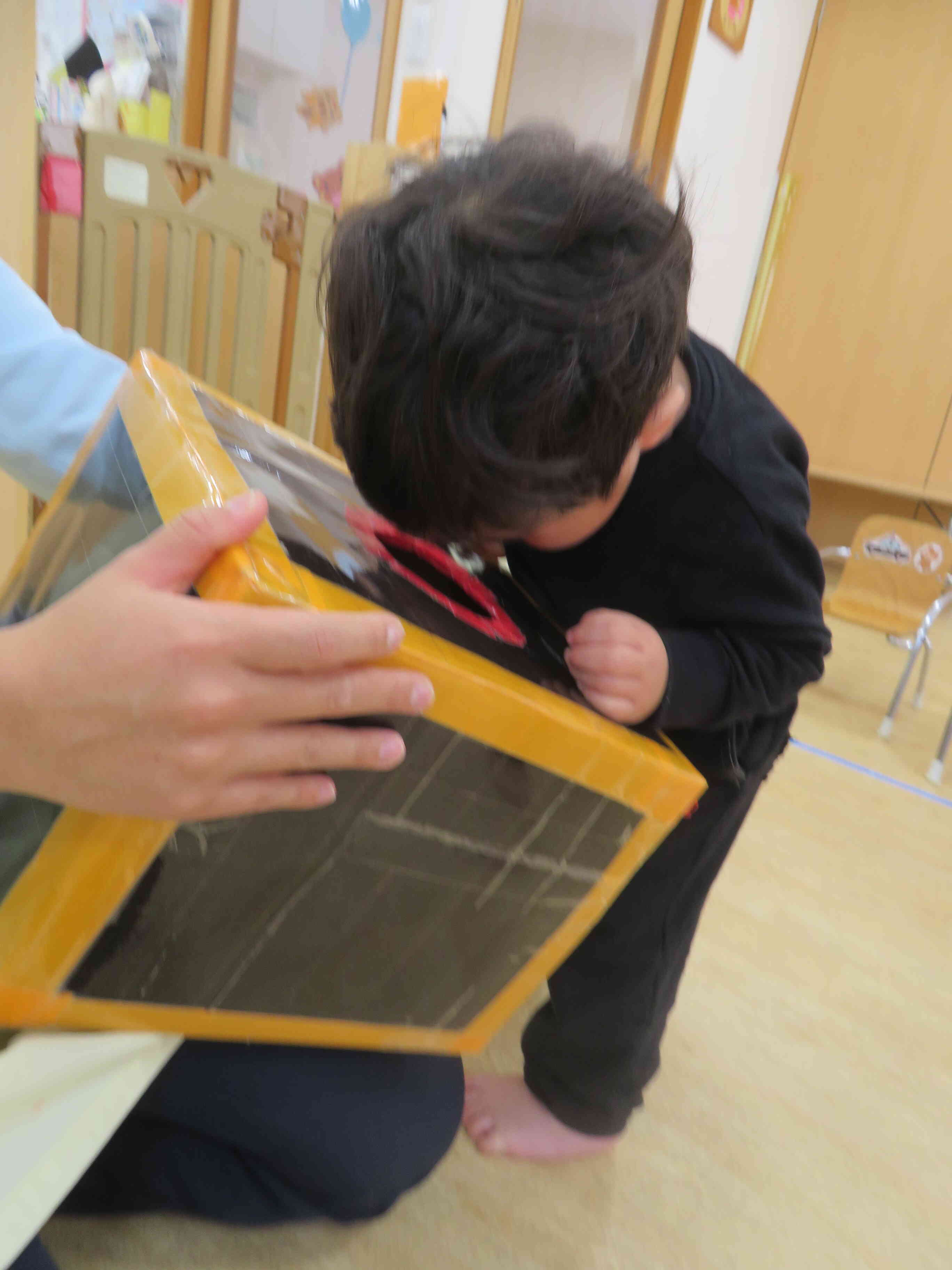 どんな飾りがあるか、ちょっとのぞいちゃお～っと♪