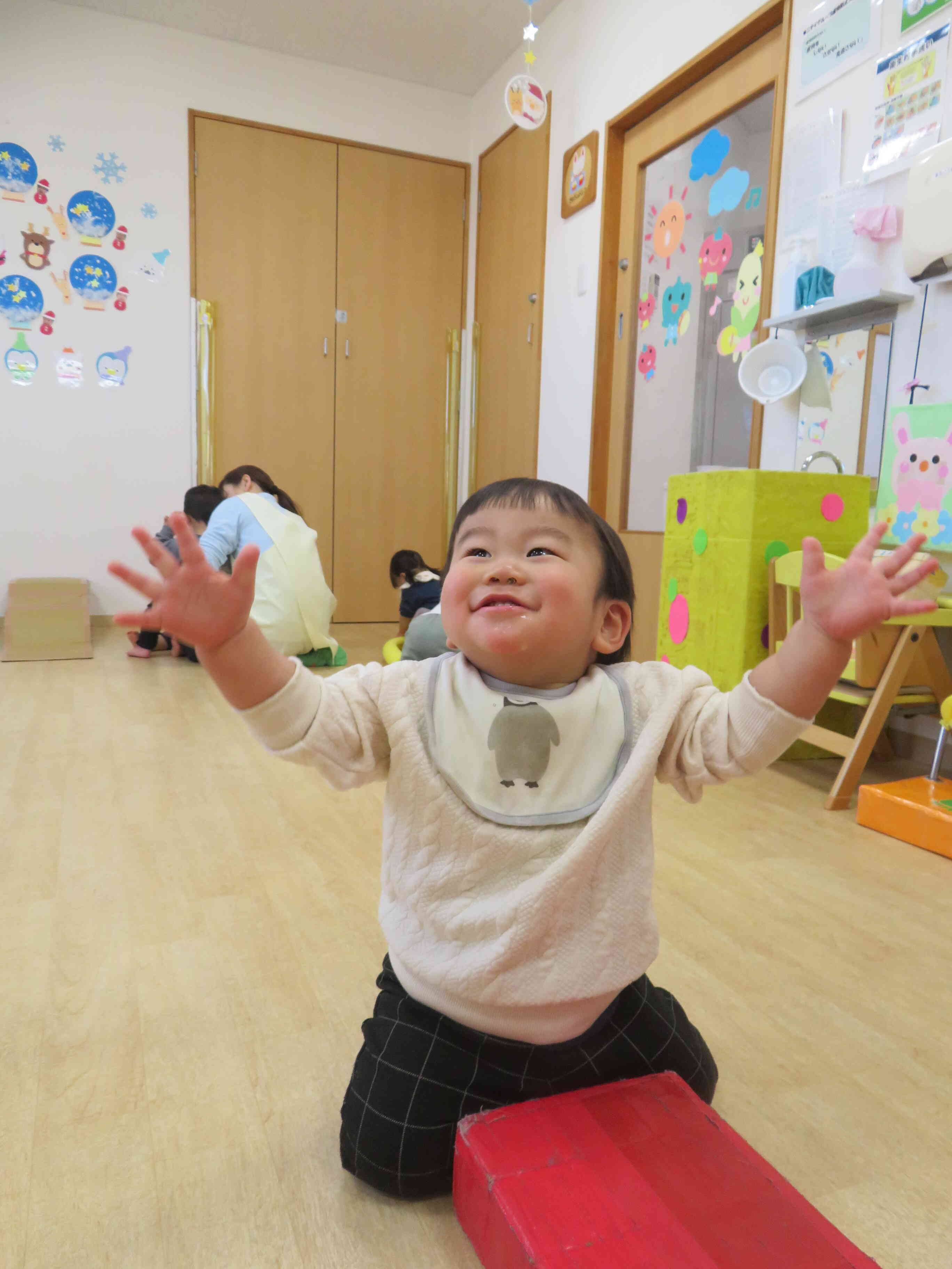 平均台に挑戦するよ☆