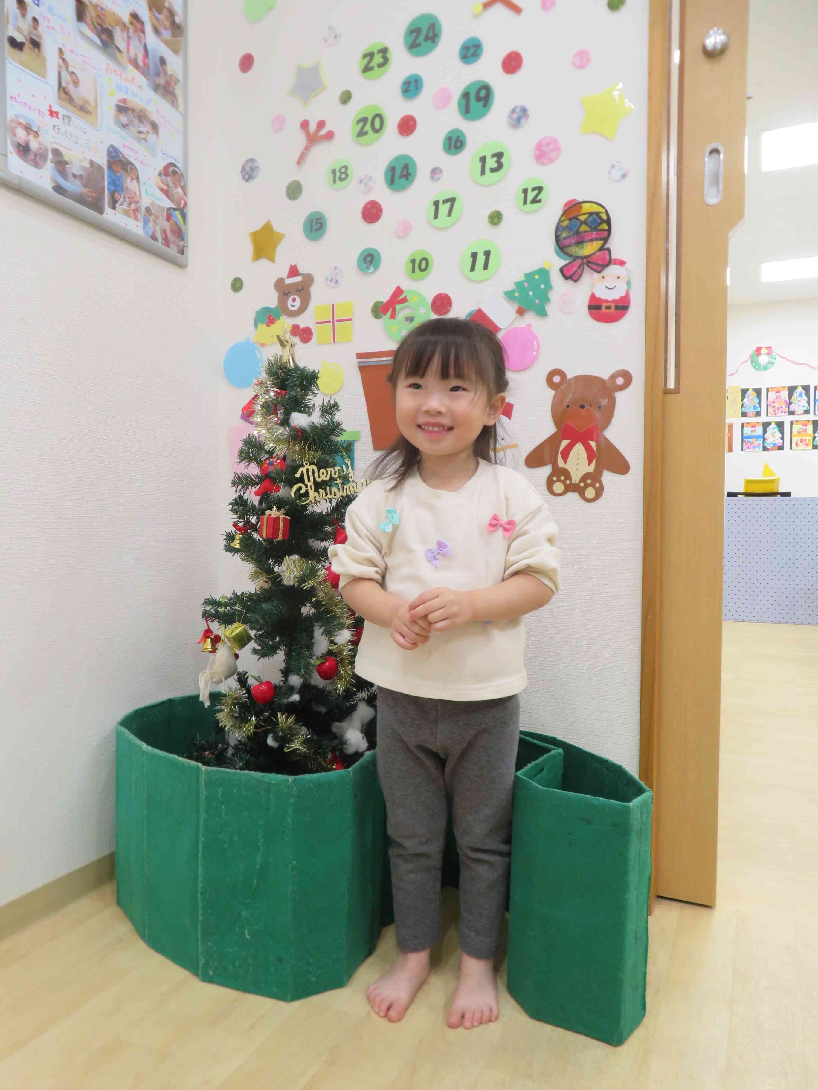 アドベントカレンダーで、ハイチーズ☆