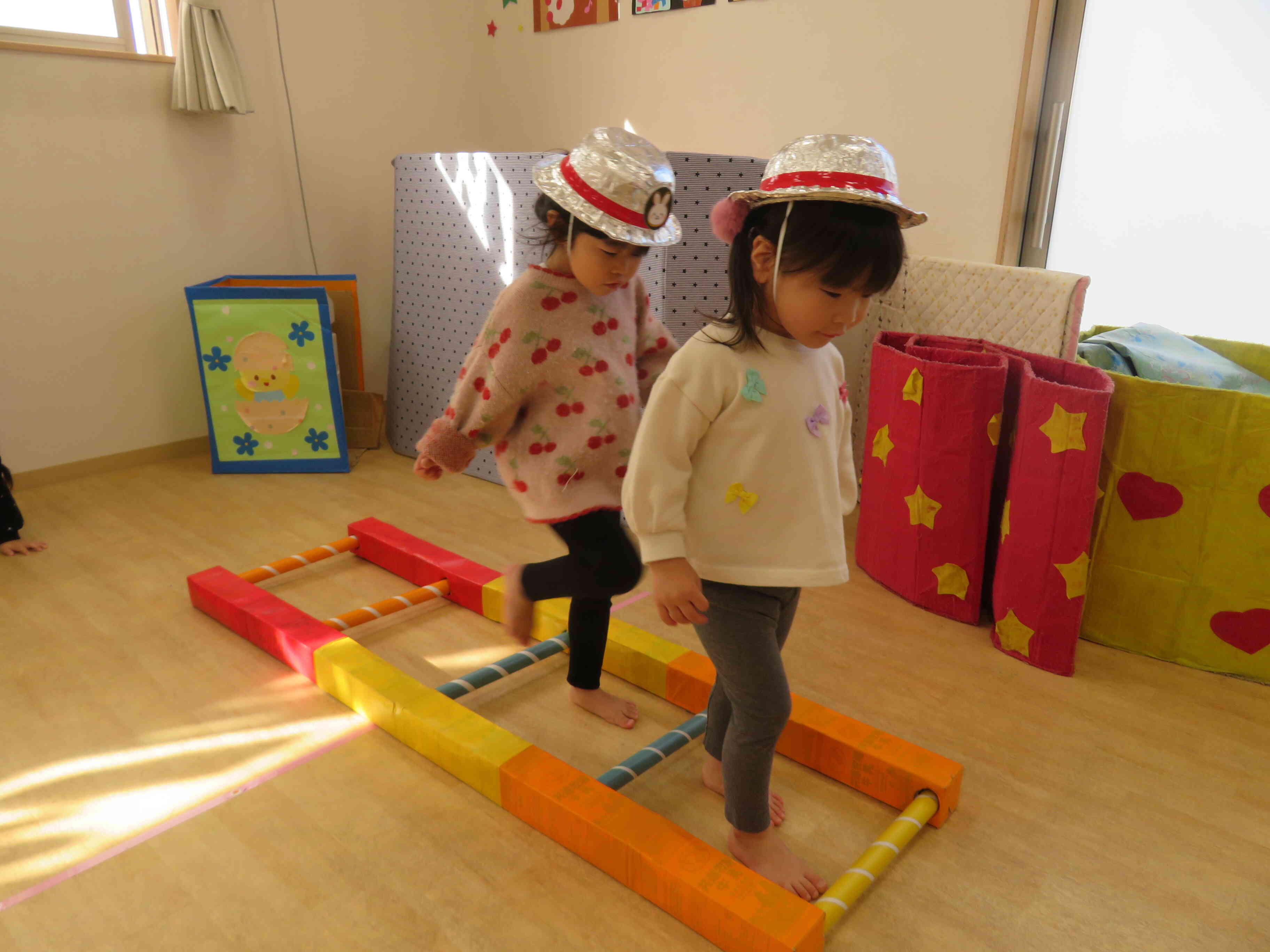 障害物を超えて目的地まで頑張るぞ★