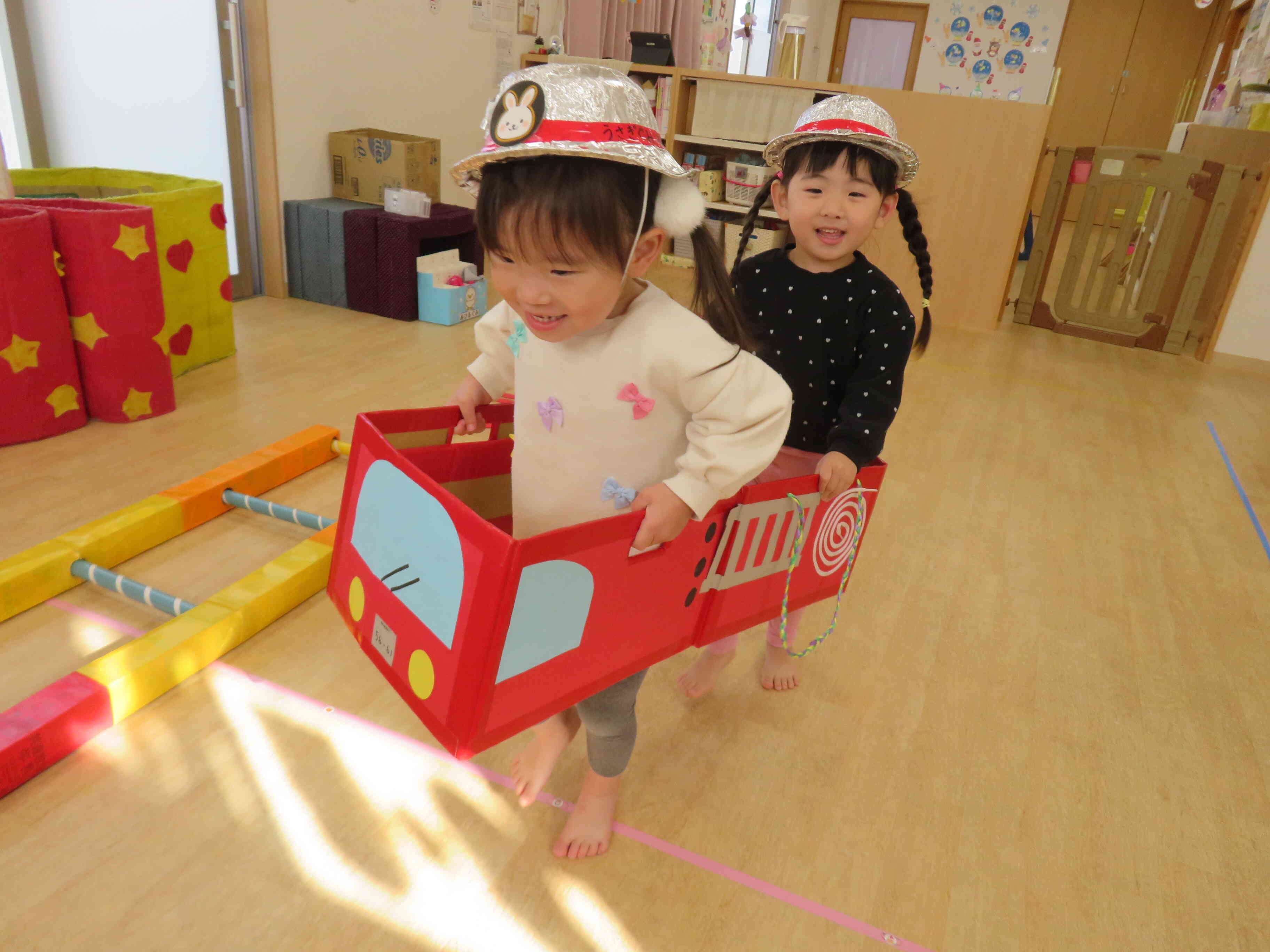 消防士になりきりました！