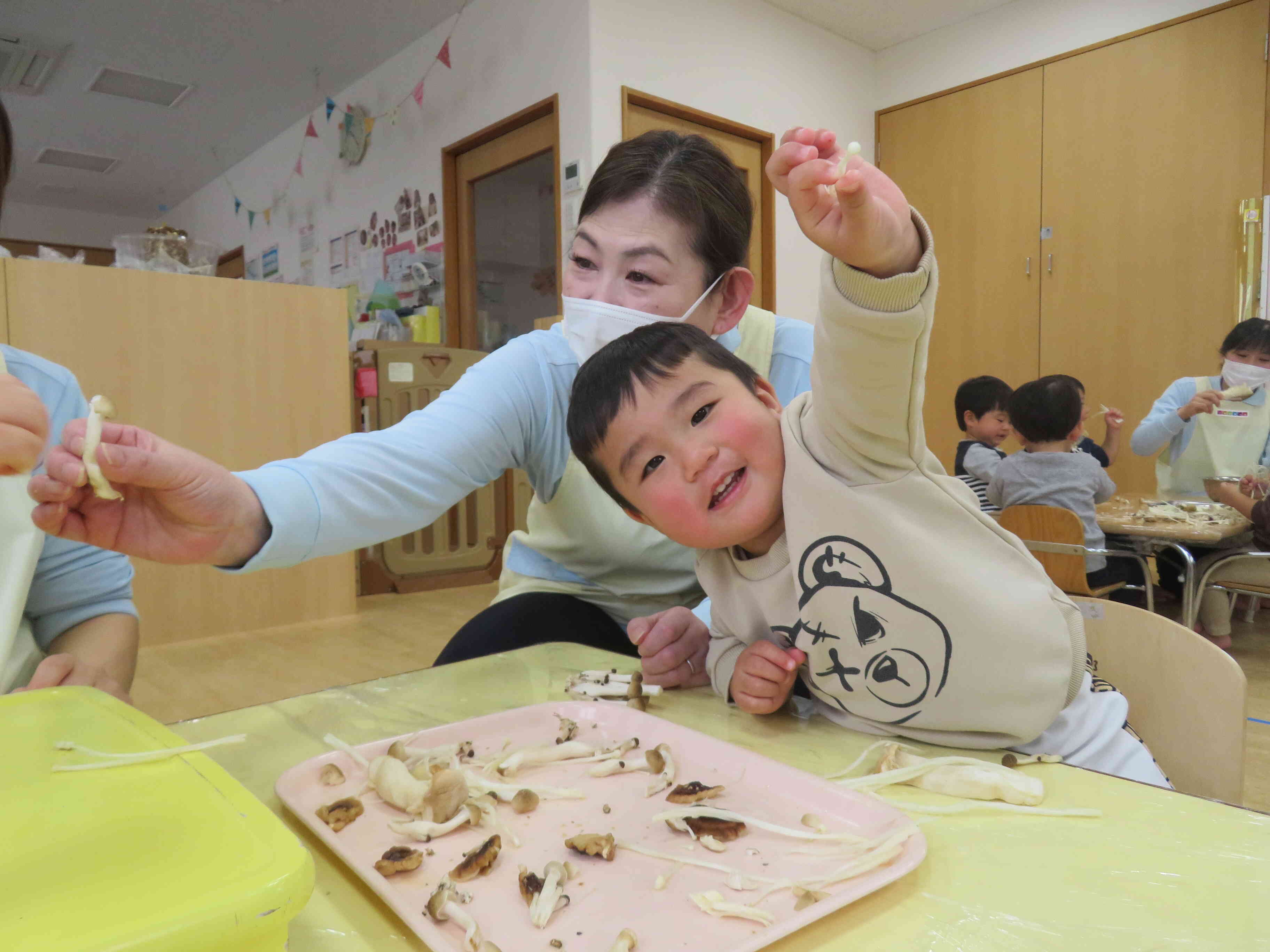 き・き・きのこ♪「食育」