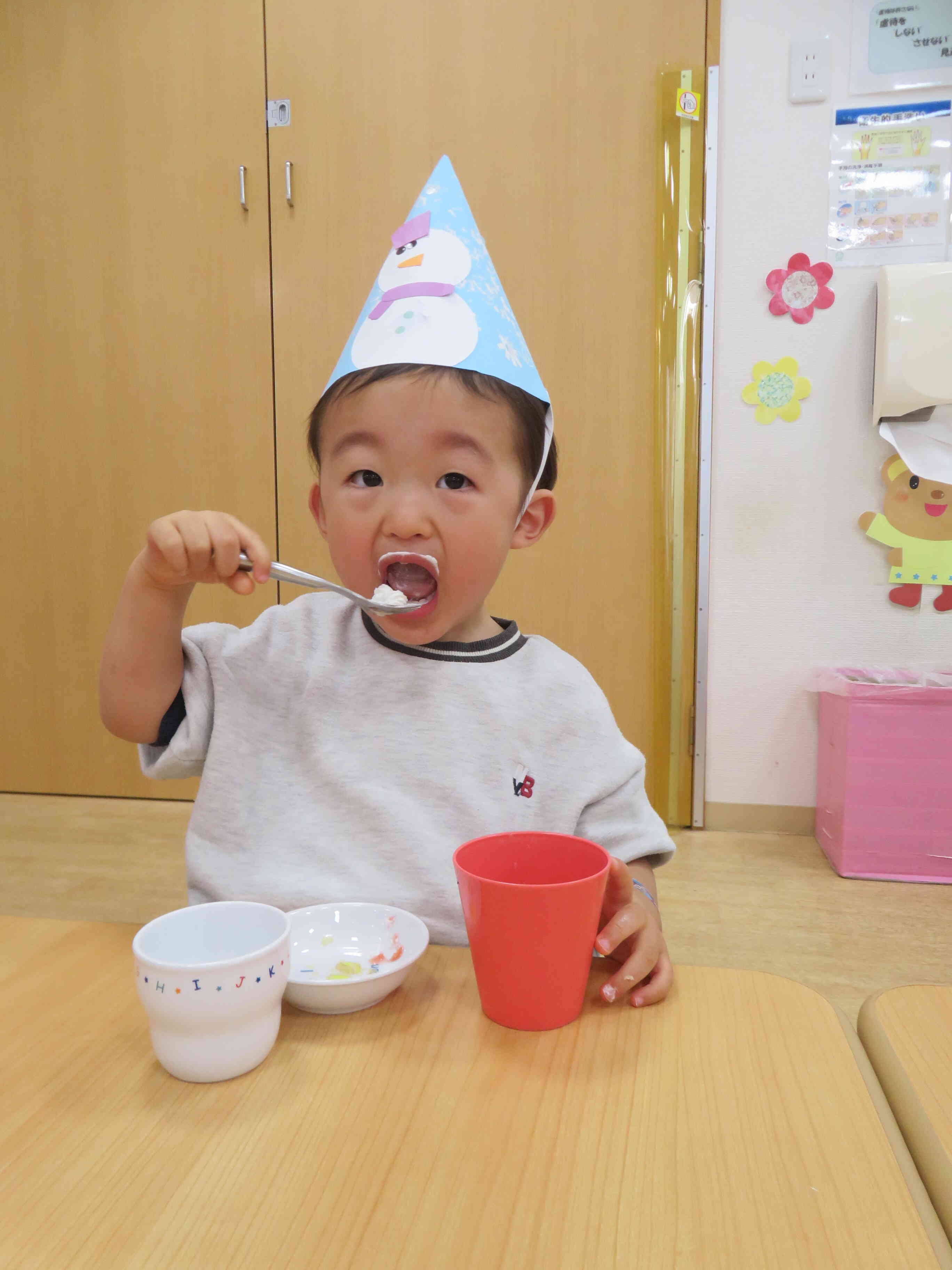 クリスマスケーキ美味しいね！