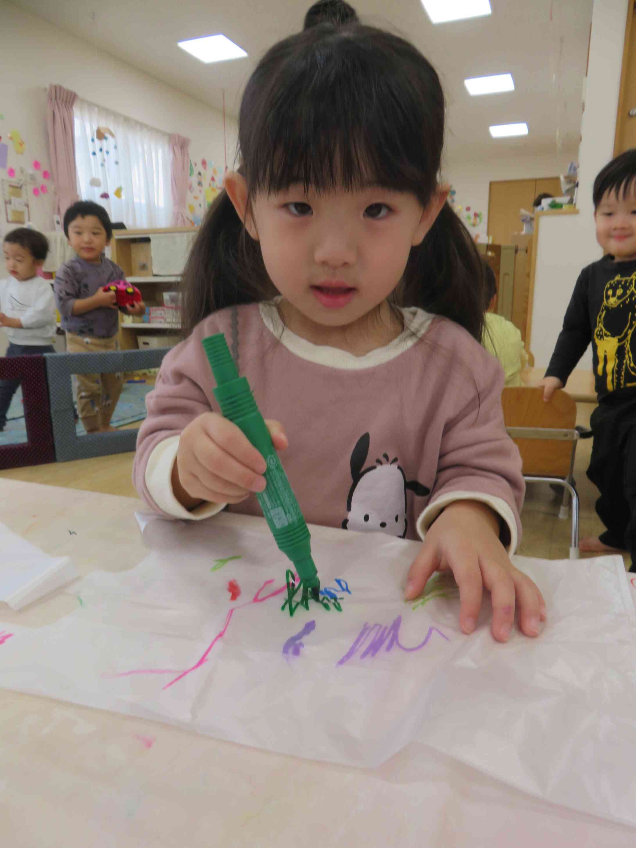 どんな模様になるかな♡