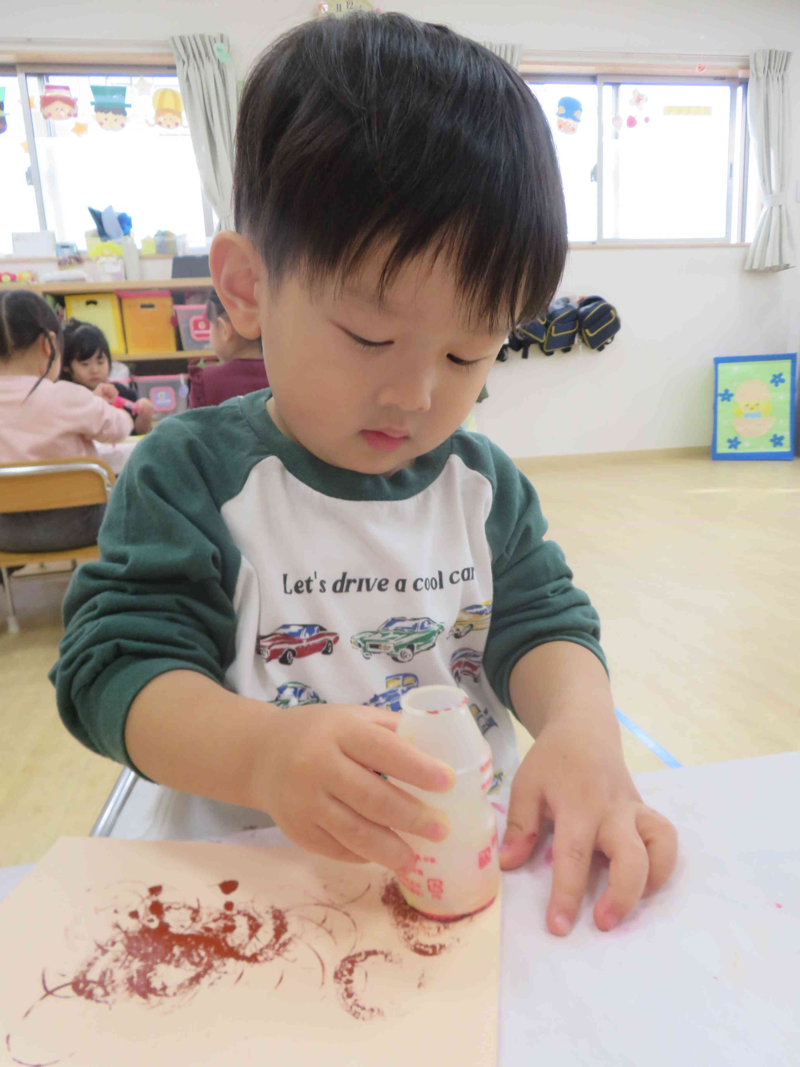 ポンポンスタンプ♪