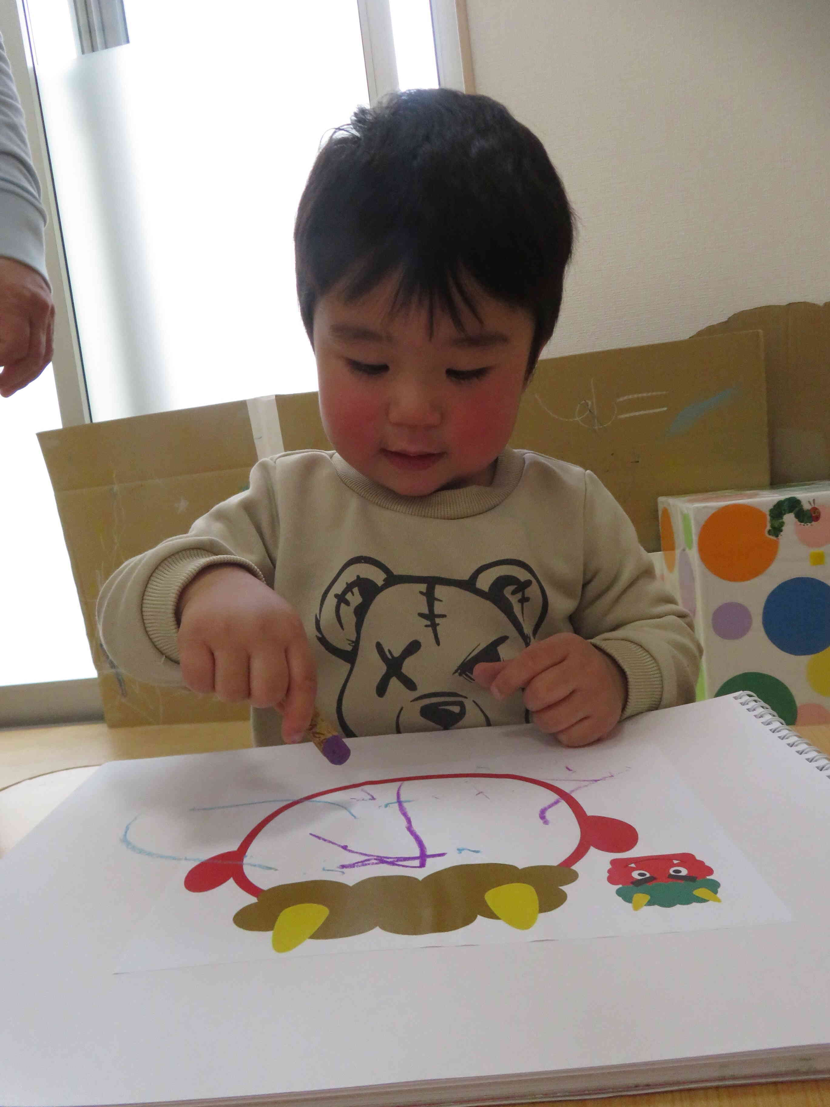 おに～のぱんつは…♪