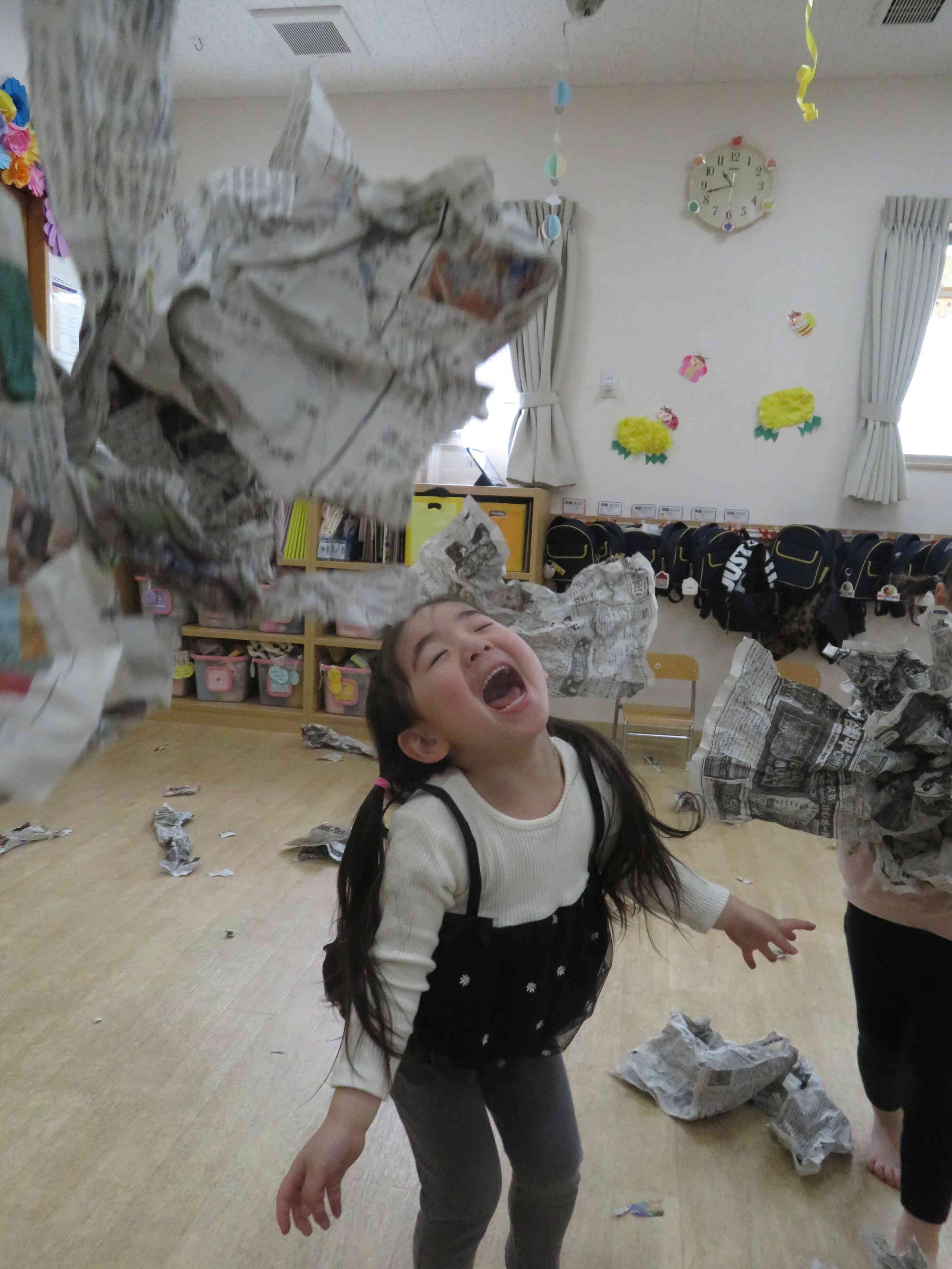 ビリビリ～バサバサ～