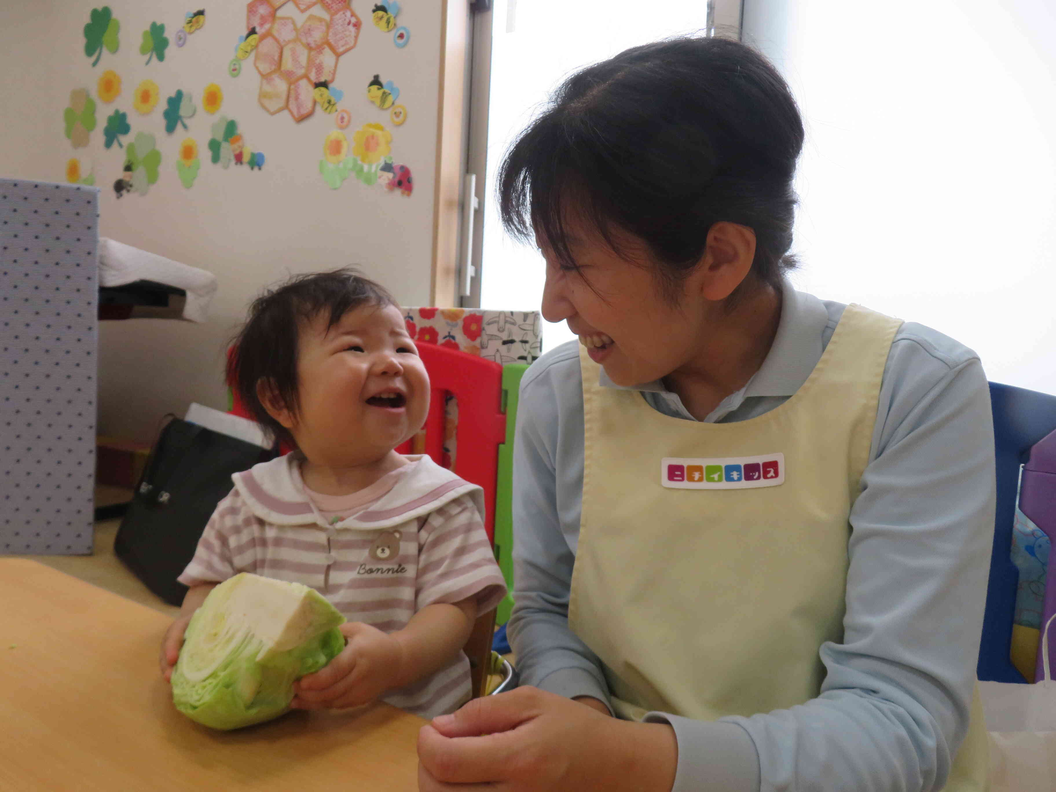 きゃっきゃっきゃべつ♪（食育）